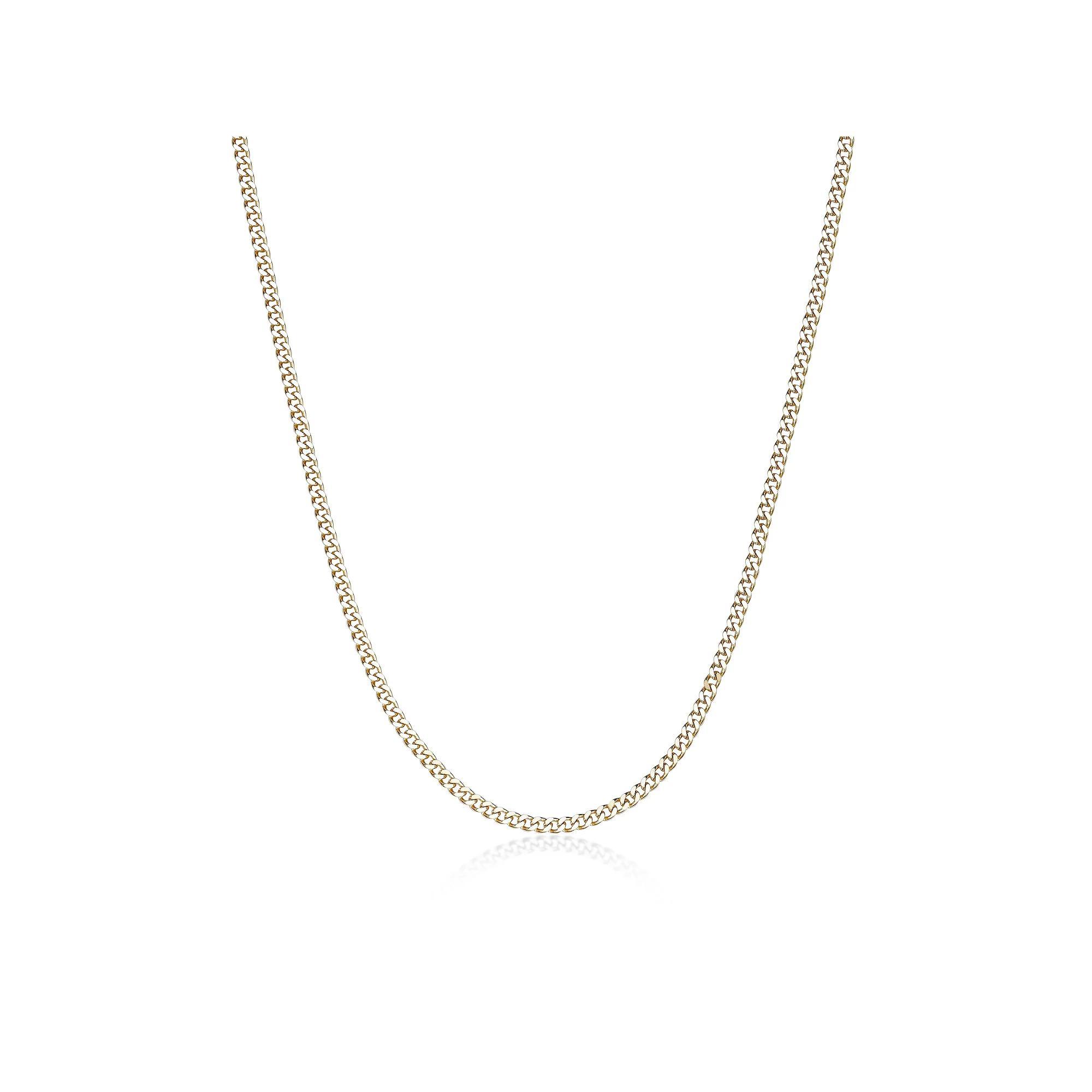 Men's LYNX Stainless Steel 4mm Curb Chain Necklace, Size: 20", Gold Tone Product Image