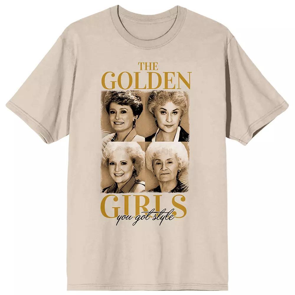 Men's The Golden Girls You Got Style Short Sleeve Graphic Tee, Size: Small, Off White Product Image