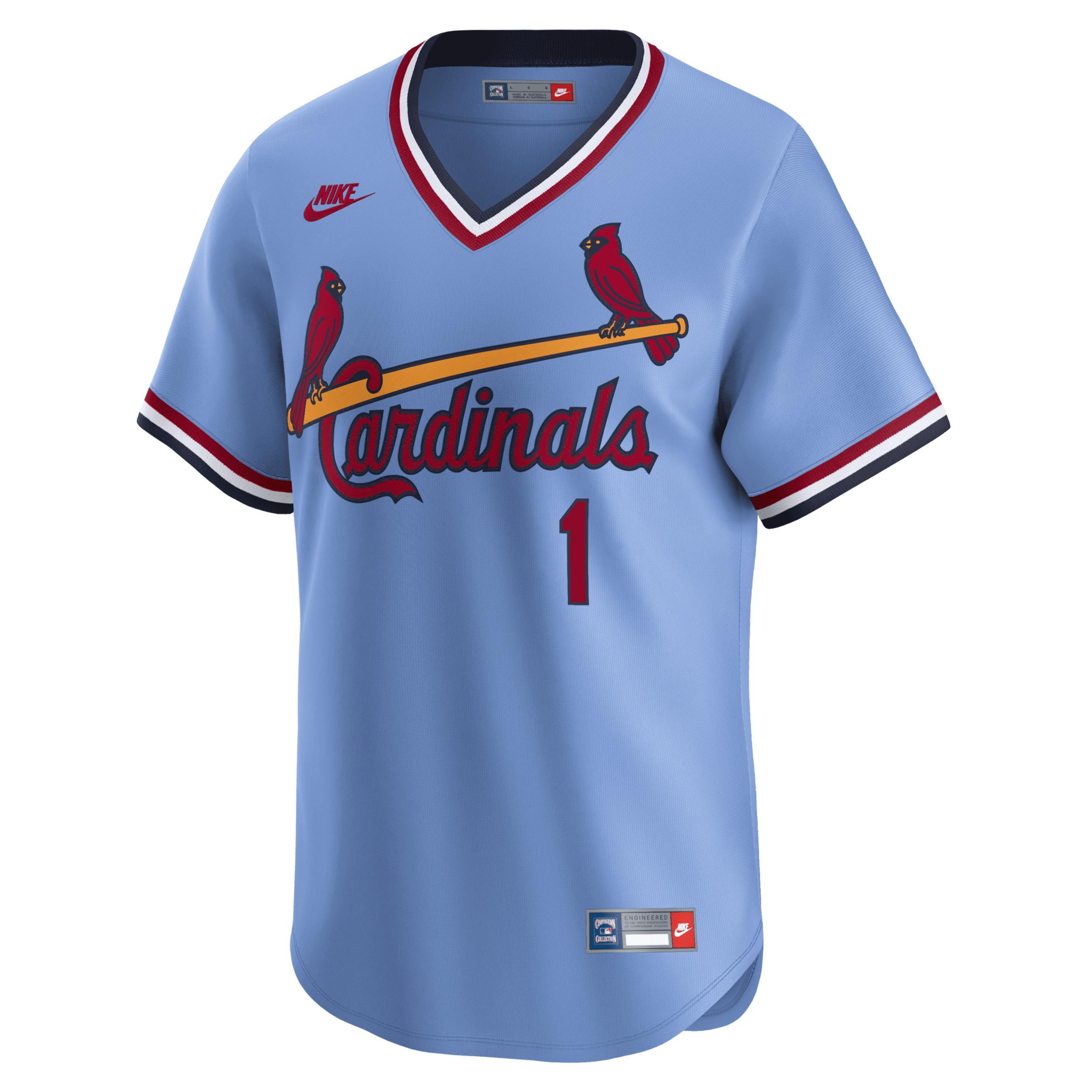 Mens Nike Ozzie Smith Royal St. Louis Cardinals Throwback Cooperstown Limited Jersey Product Image