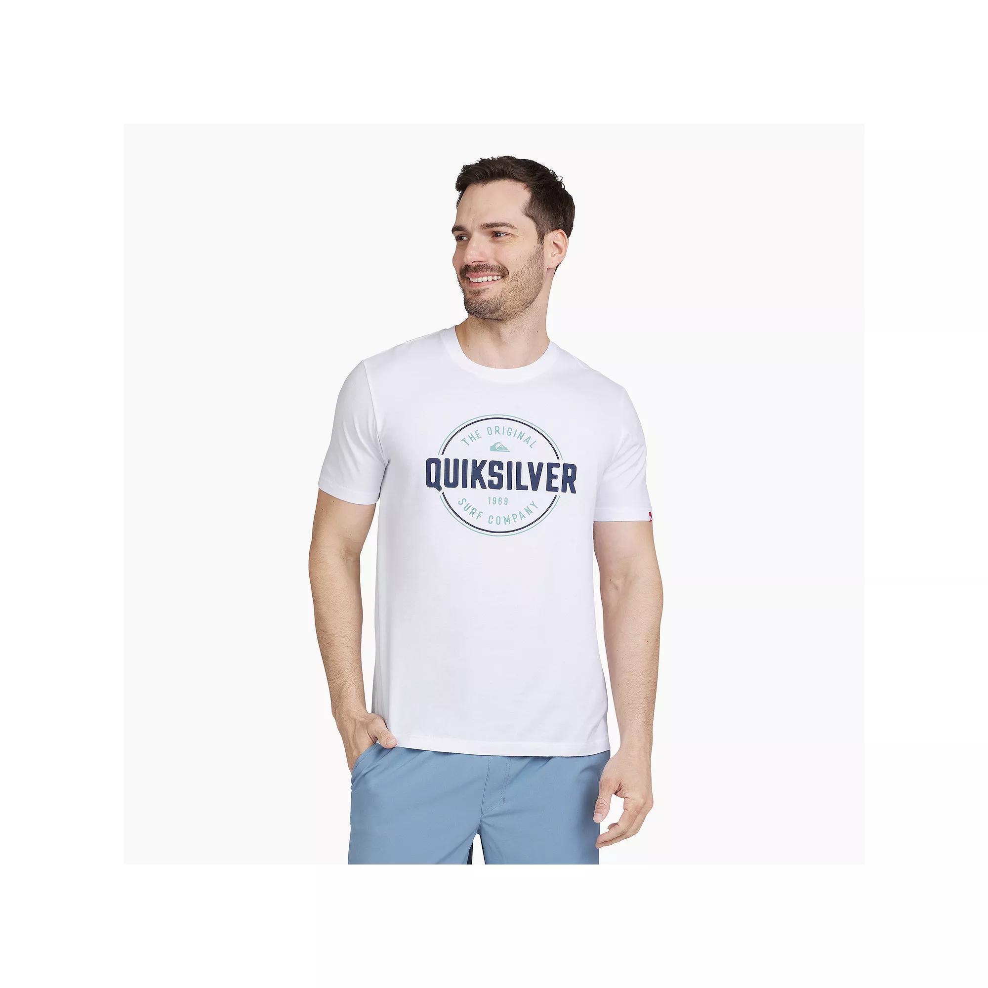 Men's Quiksilver Short Sleeve Graphic Tee, Size: XXL, Four Leaf Green Product Image