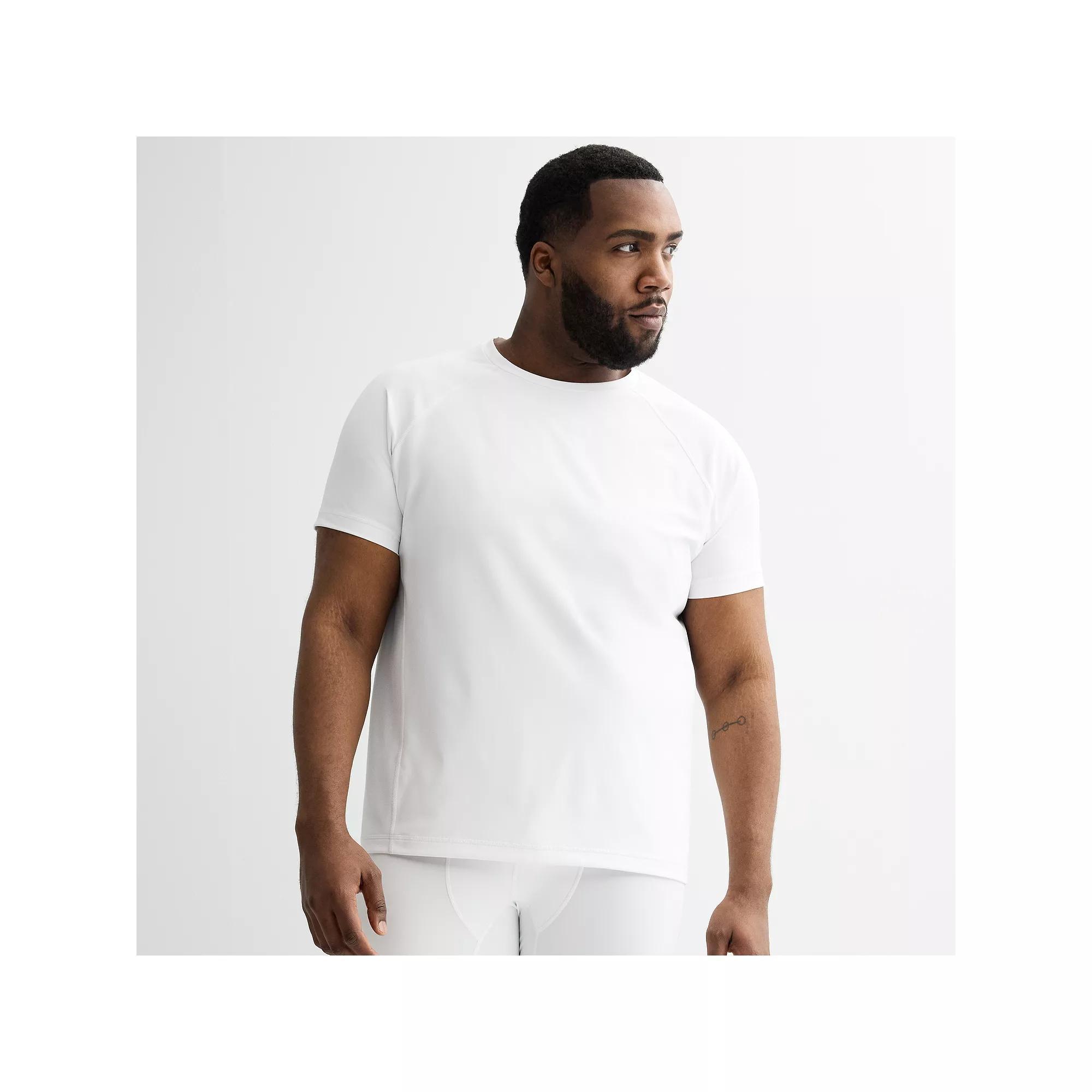 Big & Tall Tek Gear® Base Layer Tee, Men's, Size: 4XB, Modern White Product Image
