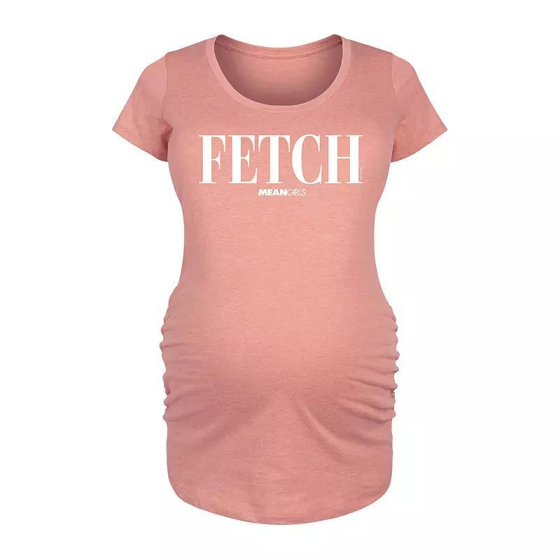 Maternity Mean Girls Fetch Graphic Tee, Womens Heather Grey Product Image