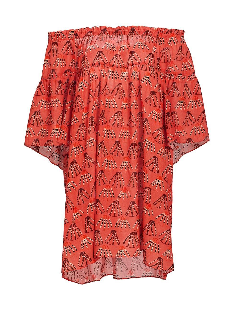 Womens Gallia Off-the-Shoulder Cover-Up Dress Product Image