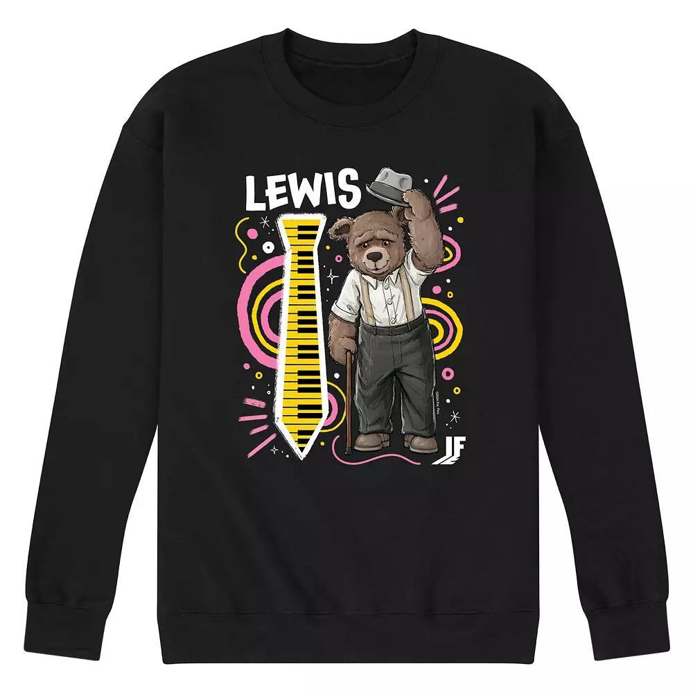 Mens IF Lewis Fleece Sweatshirt Blue Product Image