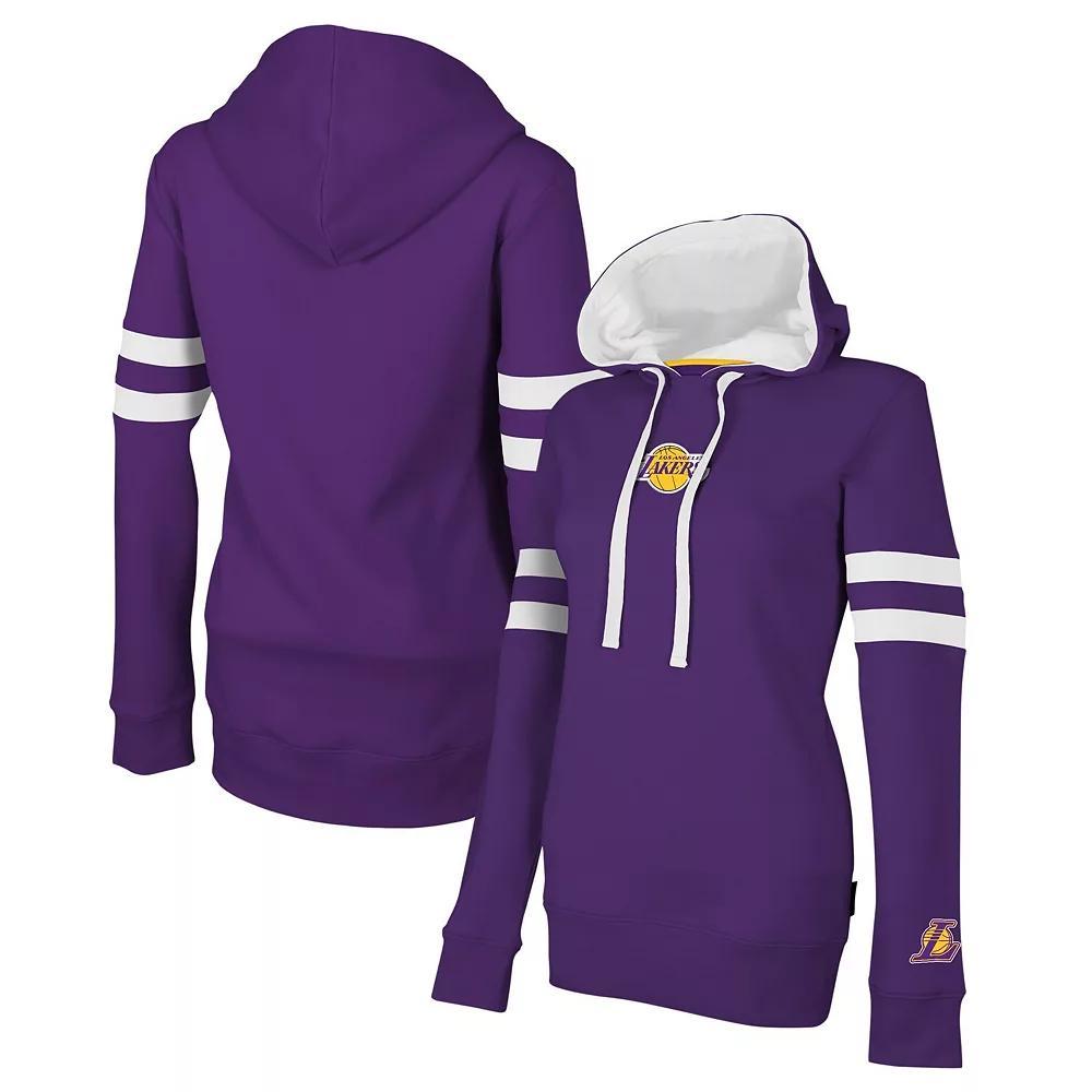 Women's Stadium Essentials Purple Los Angeles Lakers Road Game Pullover Hoodie, Size: XL Product Image