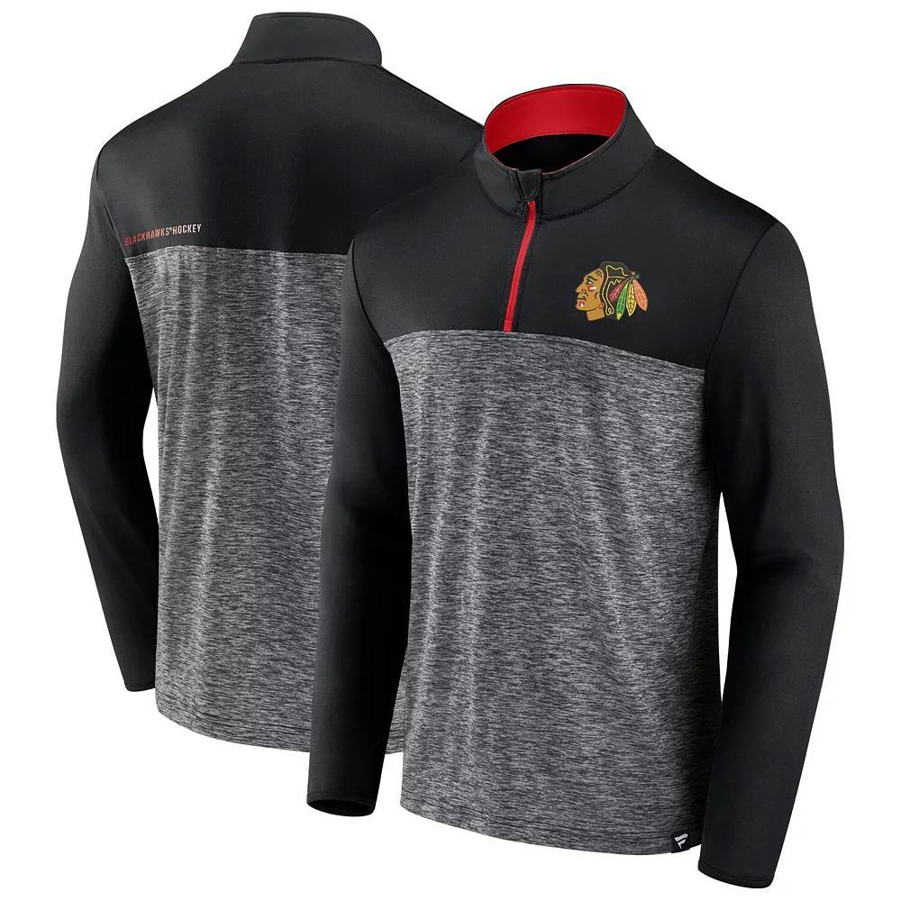 Men's Fanatics Navy Winnipeg Jets Iconic Defender Quarter-Zip Jacket, Size: XL, Jts Blue Product Image