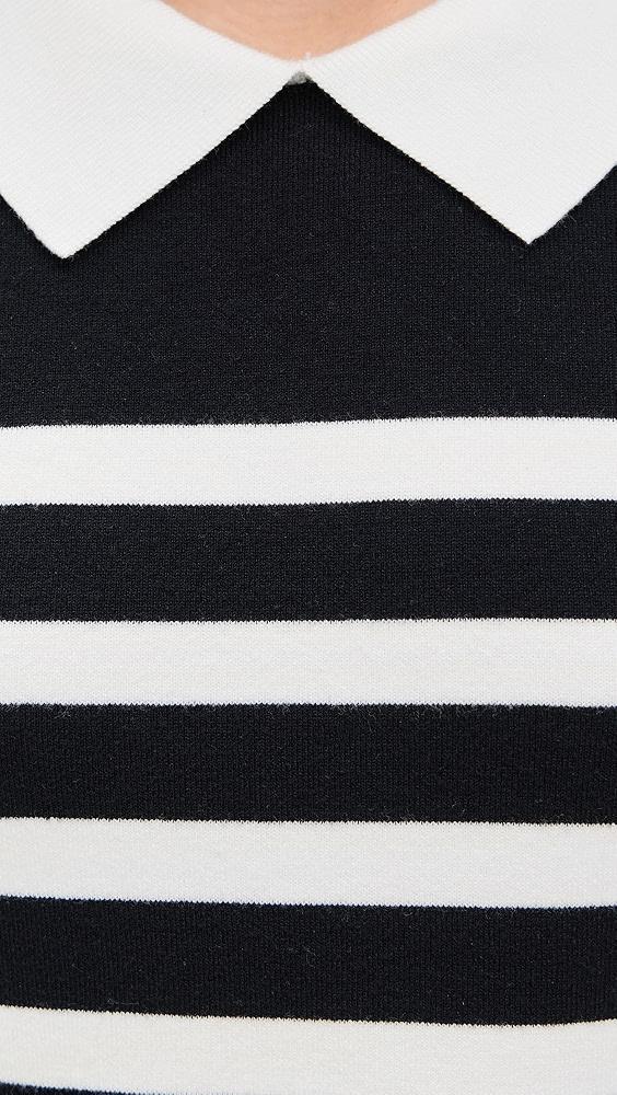 English Factory Stripe Collar Mini Dress | Shopbop Product Image