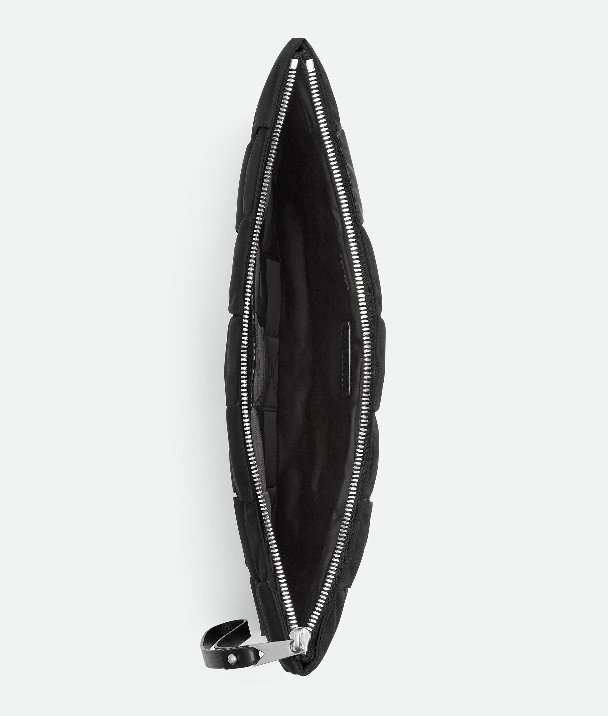 BOTTEGA VENETA Cassette Large Flat Pouch In Black Product Image