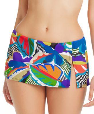 Bleu by Rod Beattie Womens The Mix Skirted Hipster Bikini Bottoms Product Image
