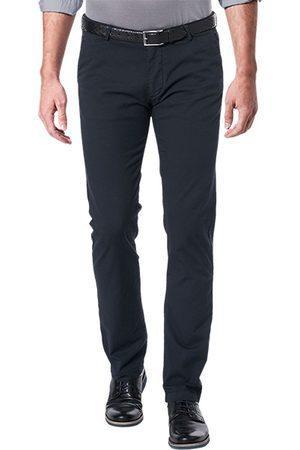 HUGO BOSS Mid-rise Slim-fit Chinos In Black Product Image