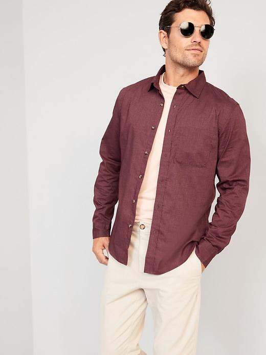 Slim Fit Built-In Flex Poplin Everyday Shirt Product Image