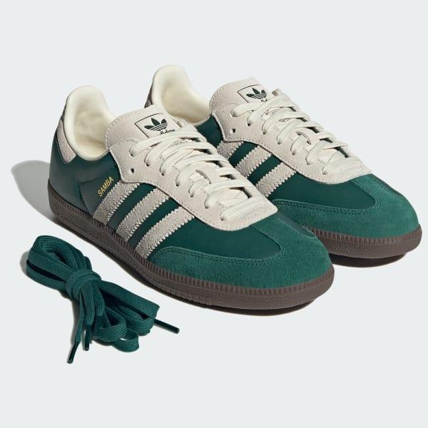 adidas Samba OG Sneaker in Collegiate Green/cream White at Nordstrom, Size 14 Women's Product Image
