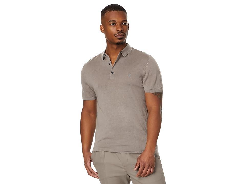 AllSaints Mode Merino Short Sleeve Polo Men's T Shirt Product Image