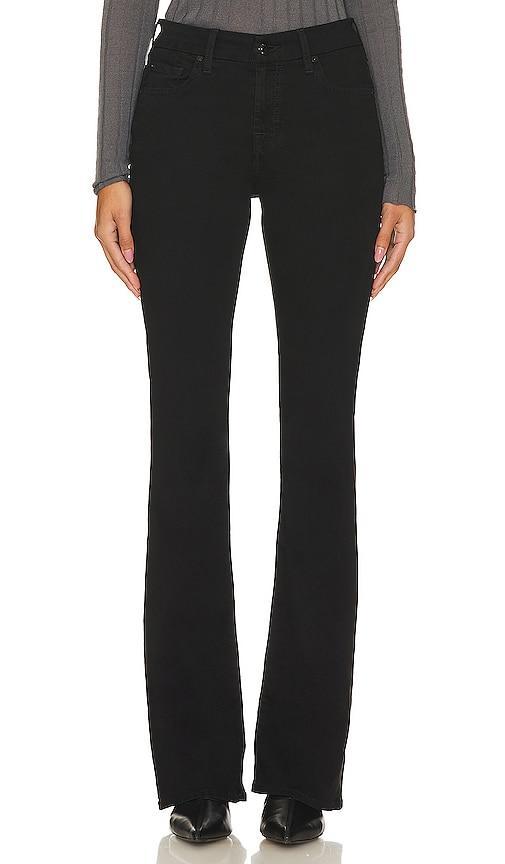 7 For All Mankind Kimmie Mid Rise Bootcut Jeans in Rinse Black Product Image