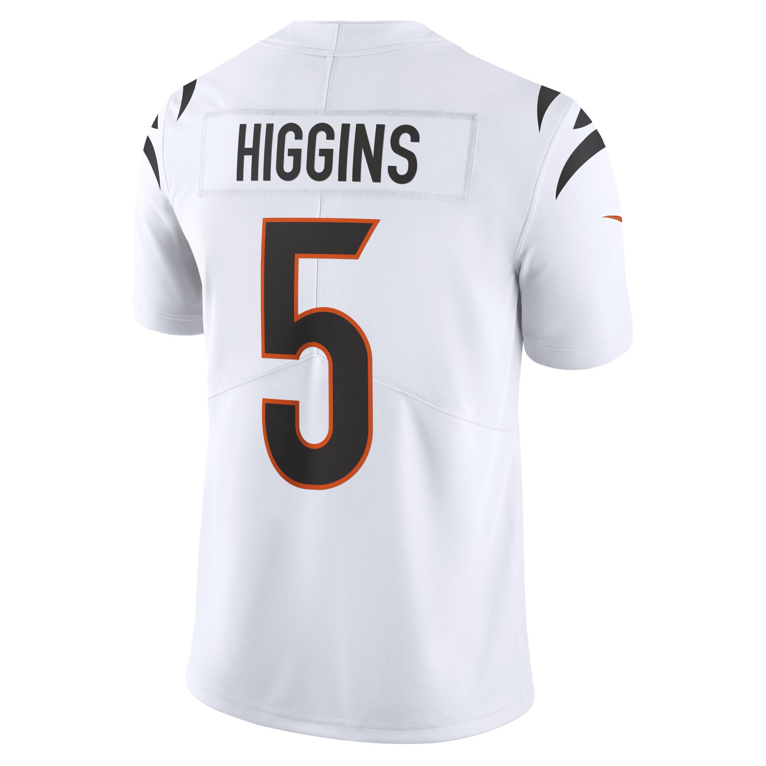 Men's Nike Tee Higgins White Cincinnati Bengals Vapor Untouchable Limited Jersey, Size: Large Product Image