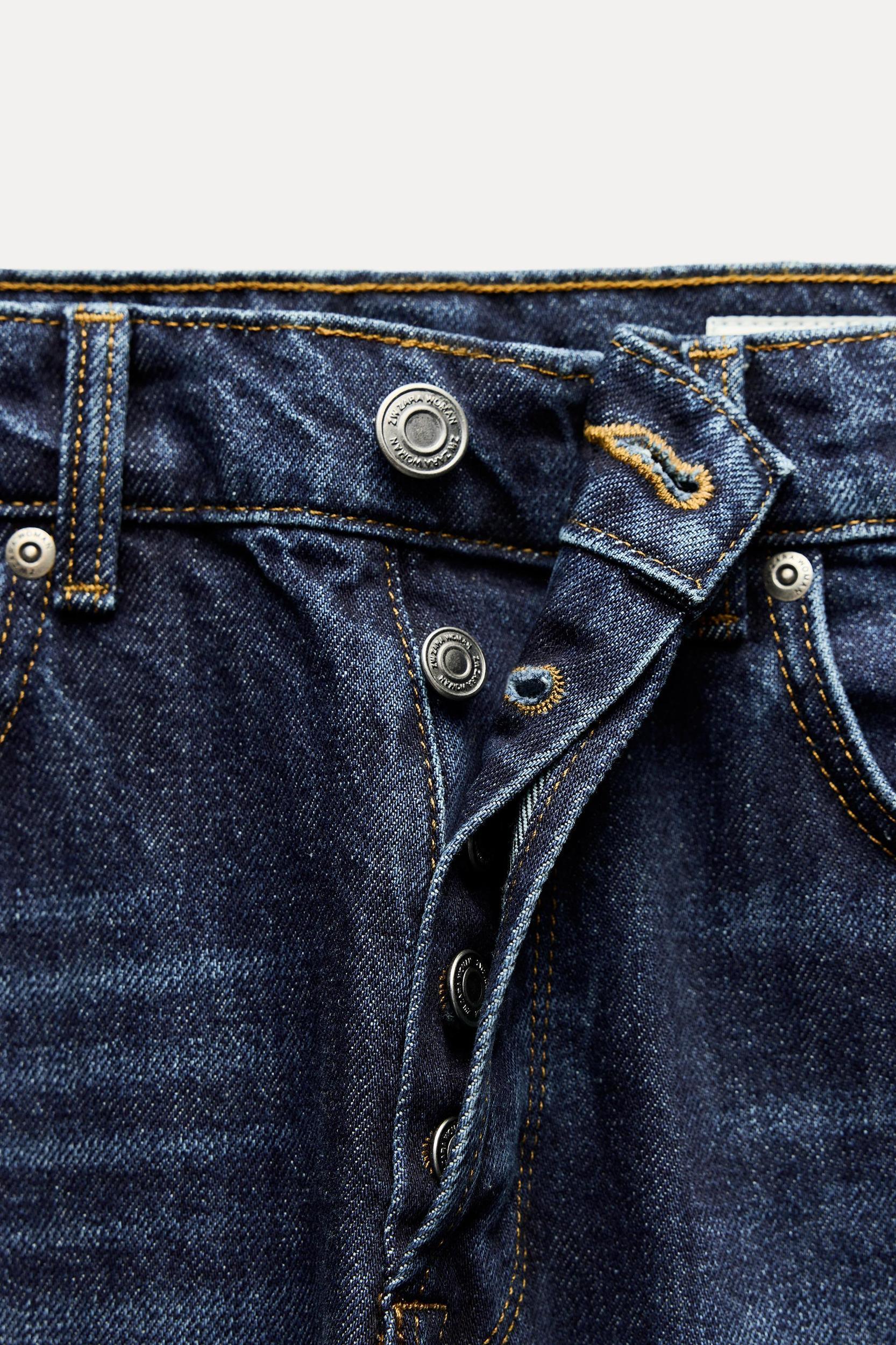 STRAIGHT CUT MID RISE JEANS ZW COLLECTION Product Image
