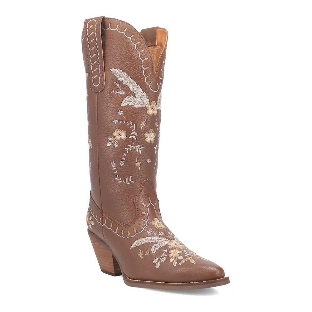 Dingo Full Bloom Women's Leather Western Boots, Size: 11, Black Product Image
