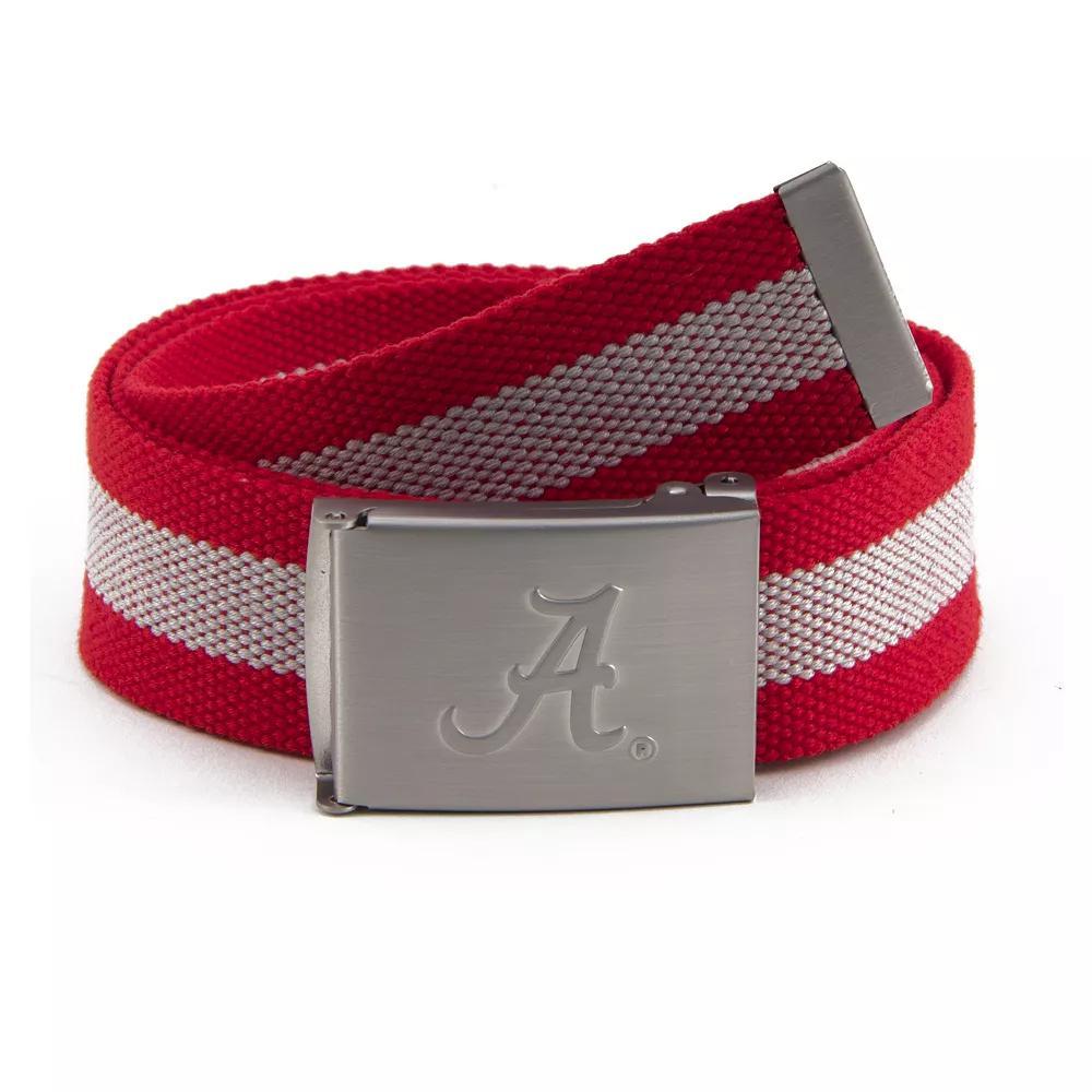 Men's NCAA Alabama Crimson Tide Fabric Belt, Team Product Image