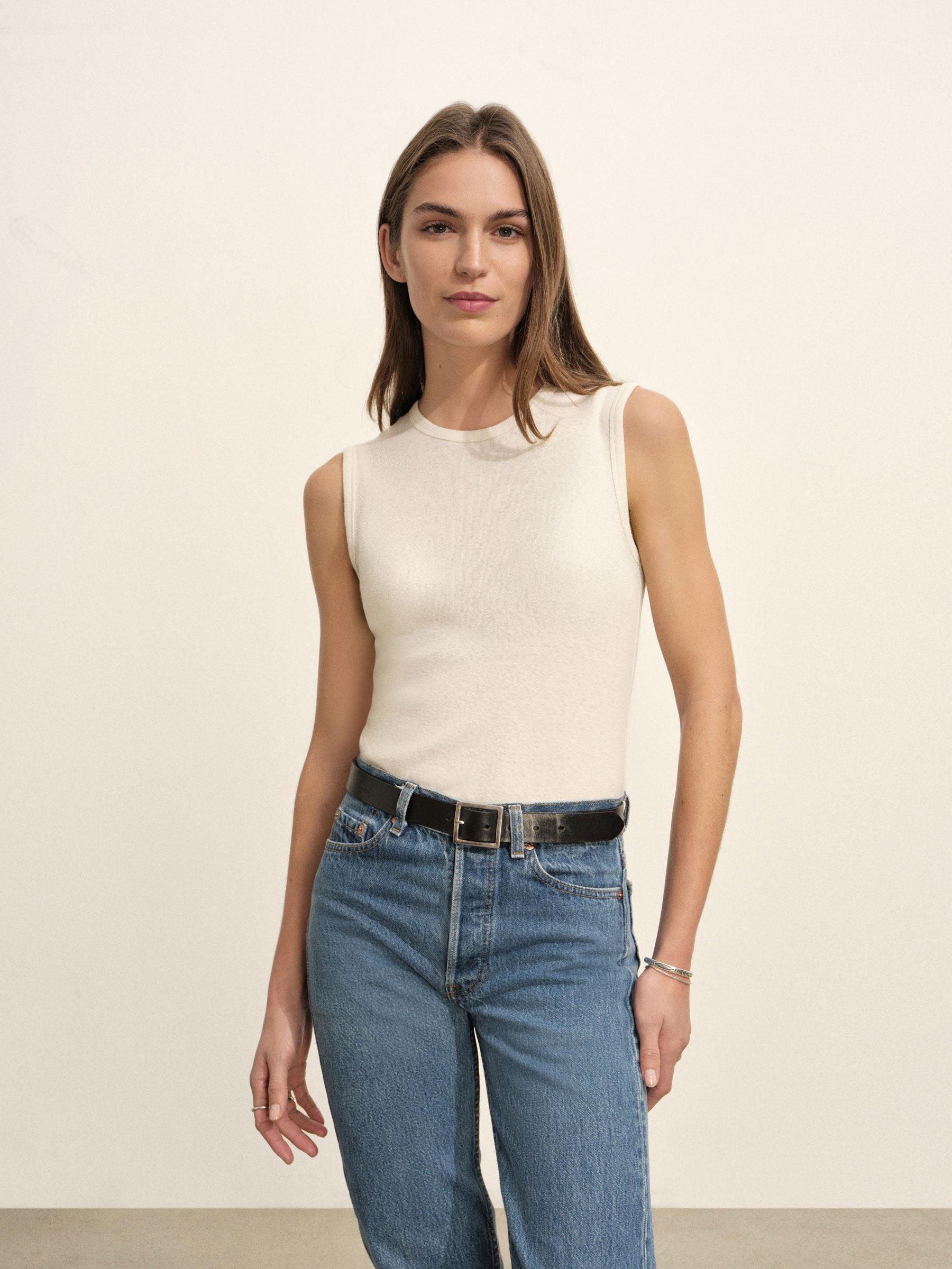 Natural Heirloom Rib Muscle Tank Product Image