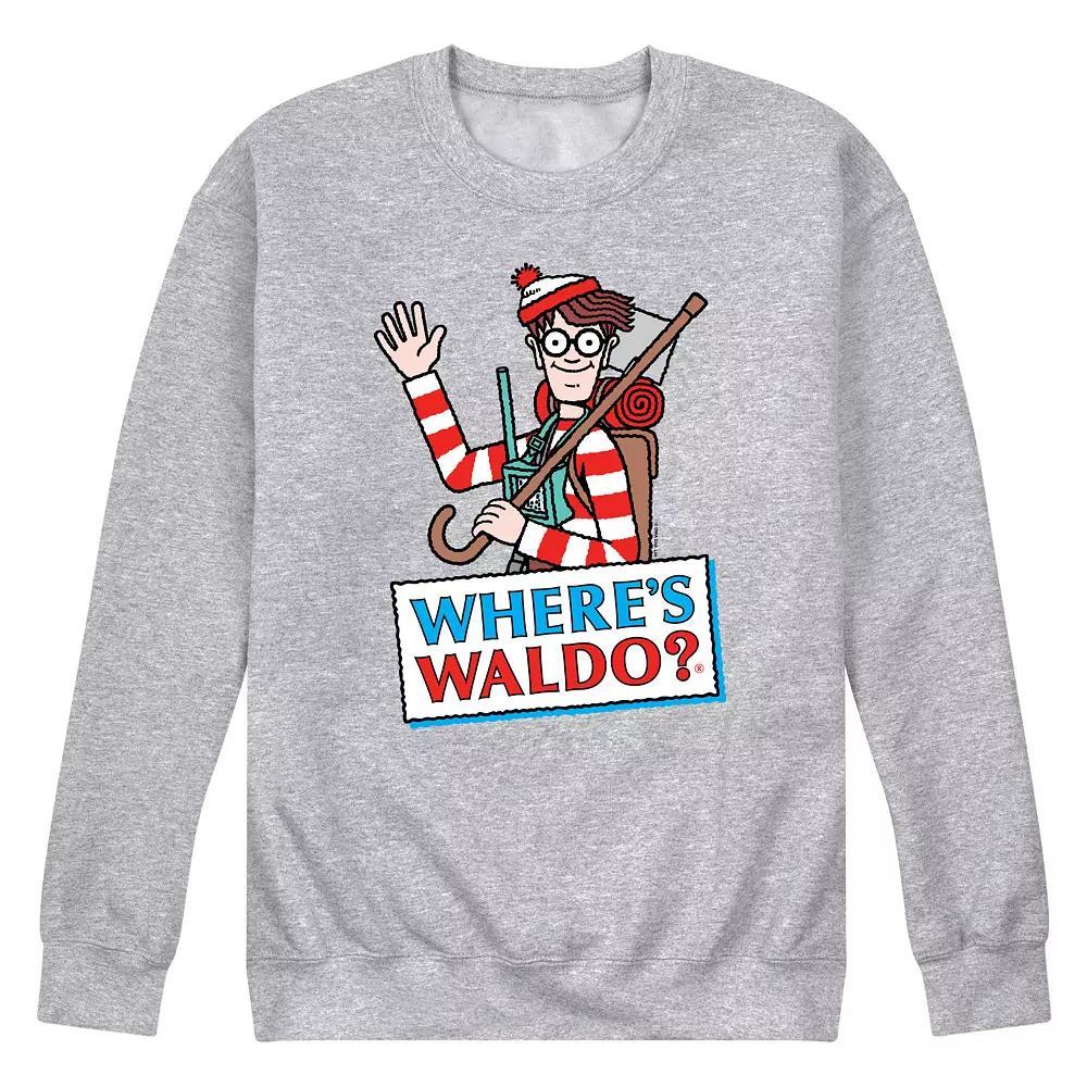 Mens Wheres Waldo Logo Fleece Sweatshirt Product Image