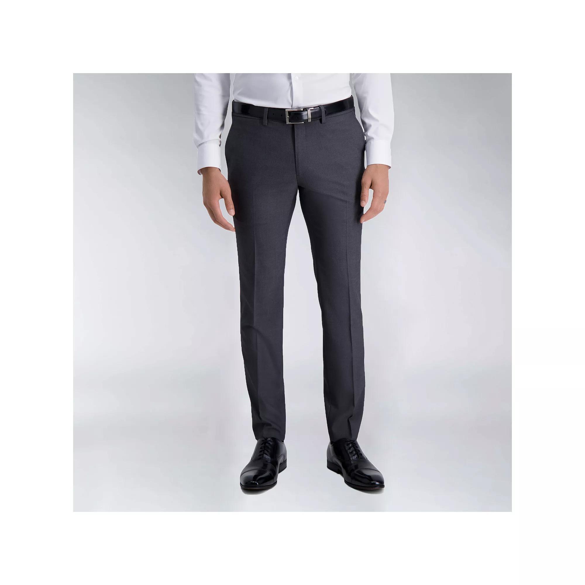 Mens J.M. Haggar Heather Herringbone Ultra-Slim Fit Flat-Front Suit Pants Product Image