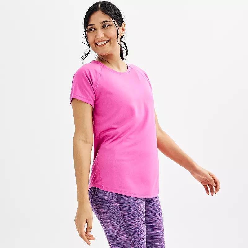 Petite Tek Gear Dry Tek Tee, Womens Product Image