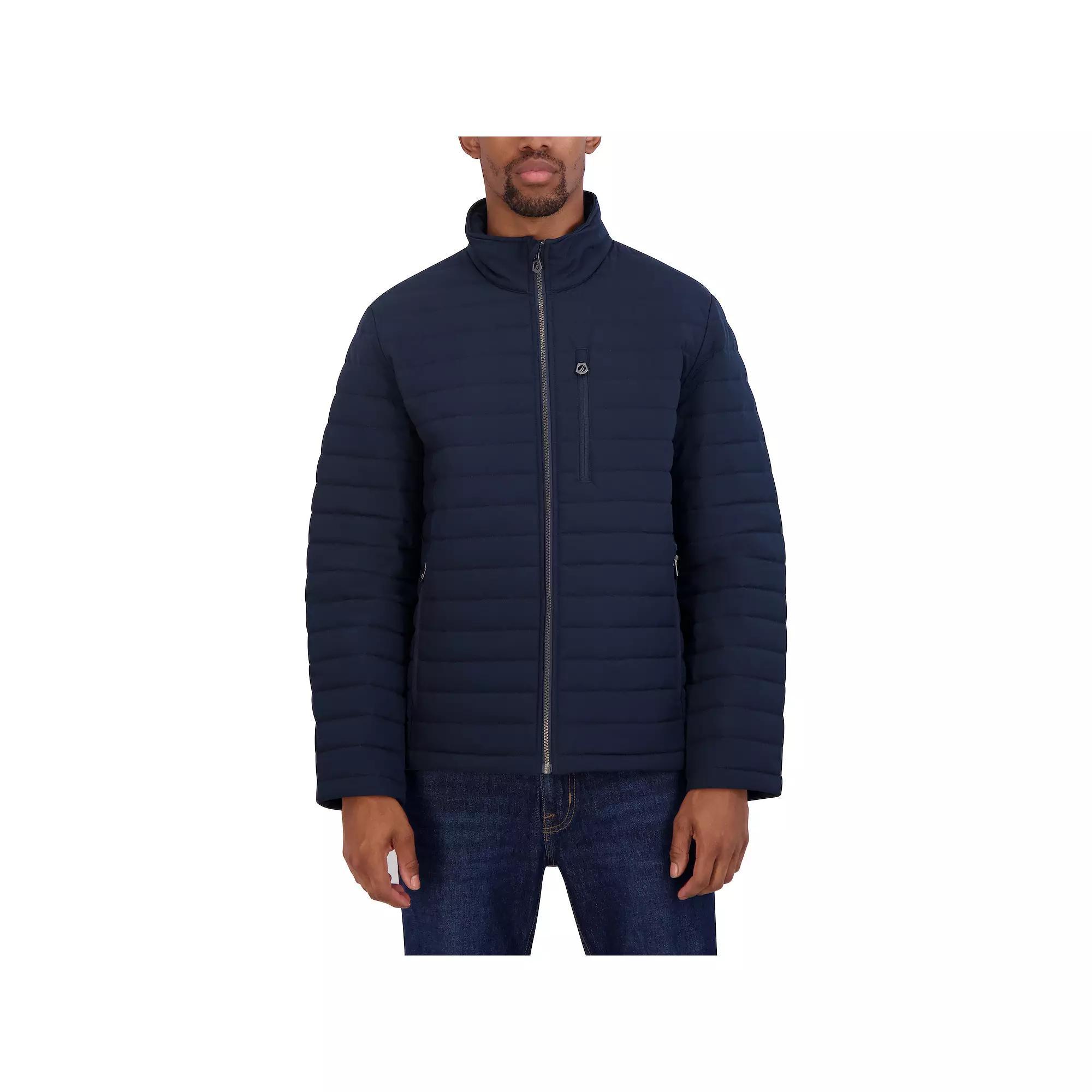 Men's Nautica Lightweight Quilted Jacket, Size: Large, Black Product Image