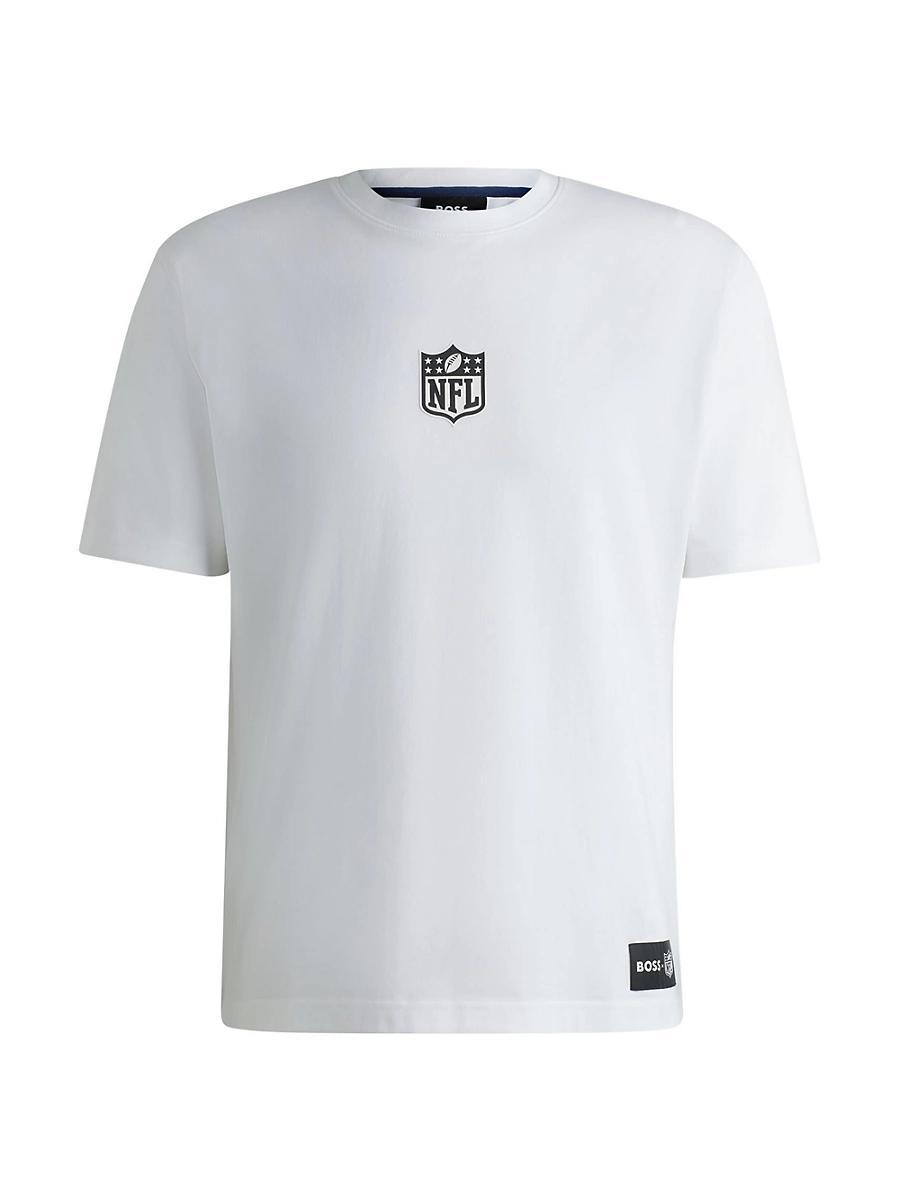 Mens BOSS x NFL Stretch Cotton T-Shirt with Special Branding Product Image