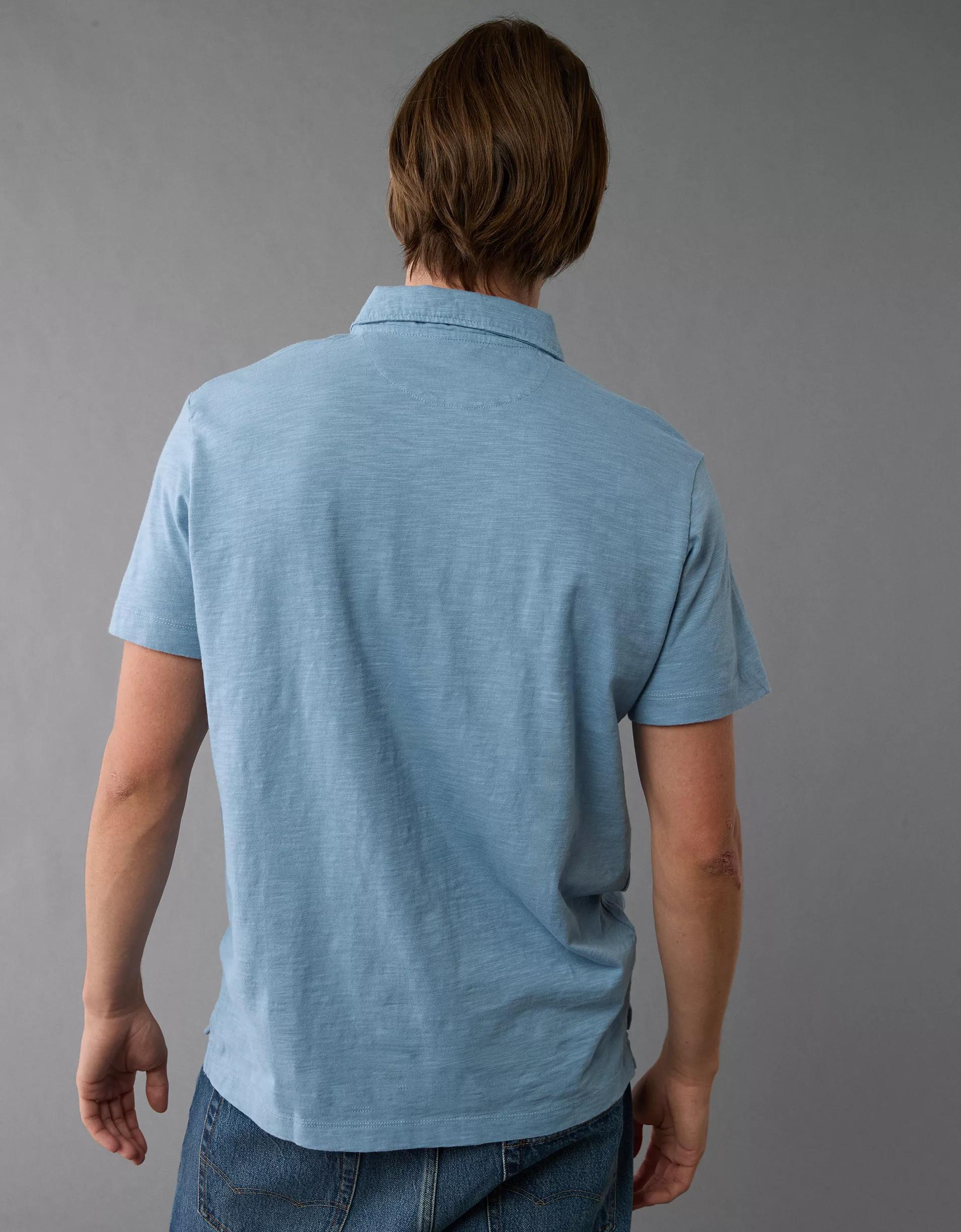 AE Slub Polo Shirt Product Image