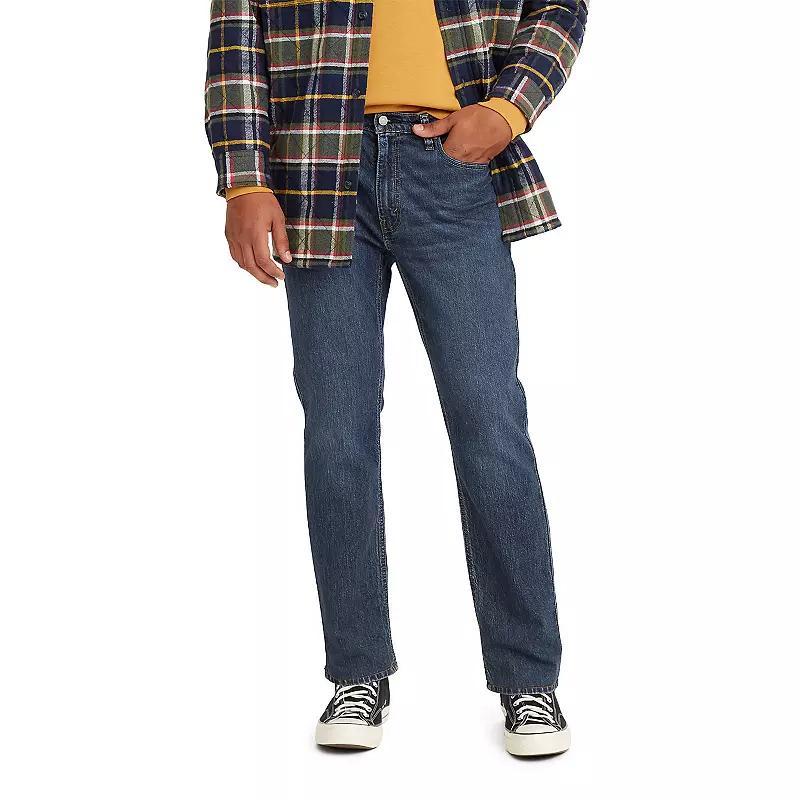 Levi's® Men's 541™ Fit Taper Jeans - Black Denim 42x32: Heavyweight, Mid Rise, Stretch Denim Product Image