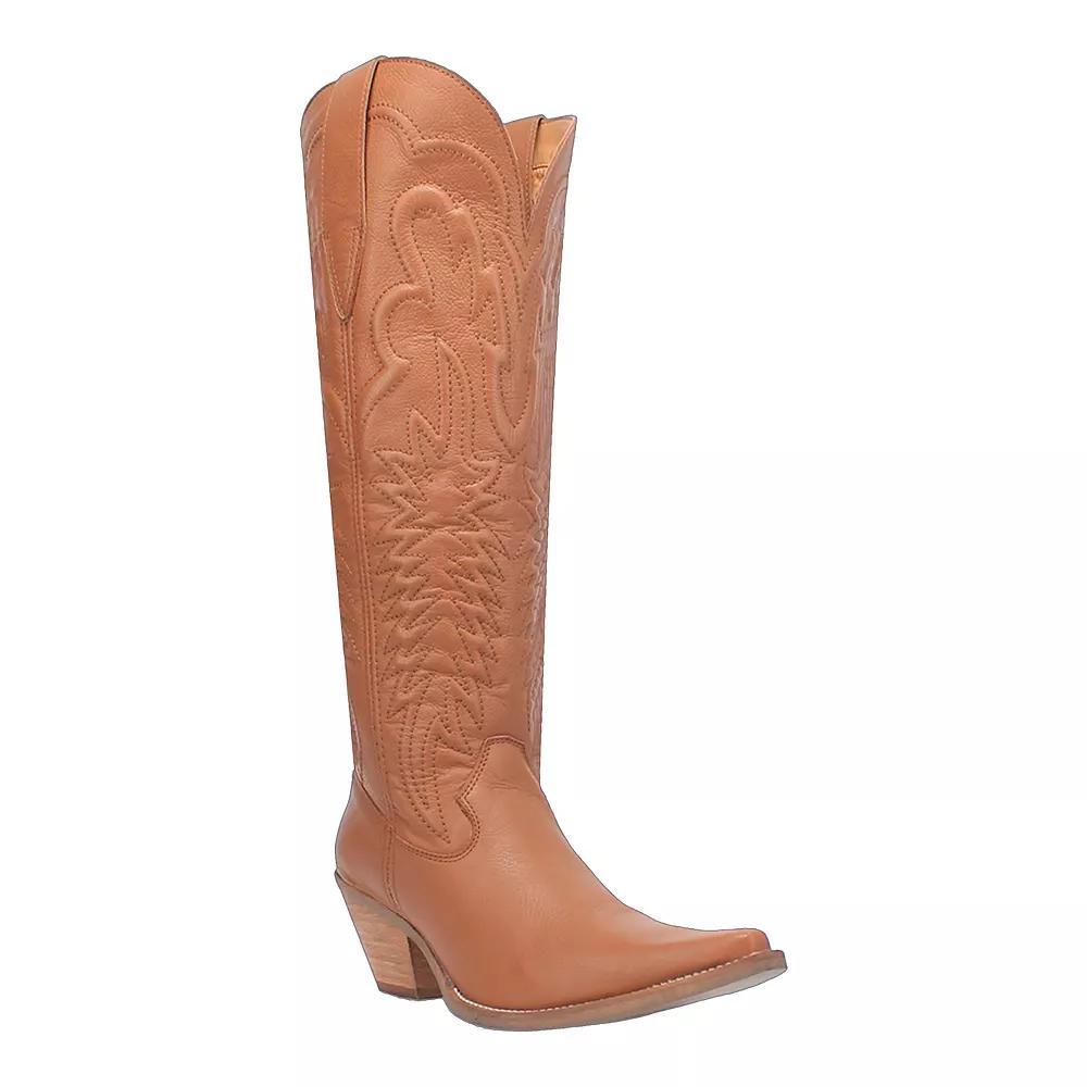 Women's Dingo Raisin Kane Leather Western Boots, Size: 7, Brown Product Image
