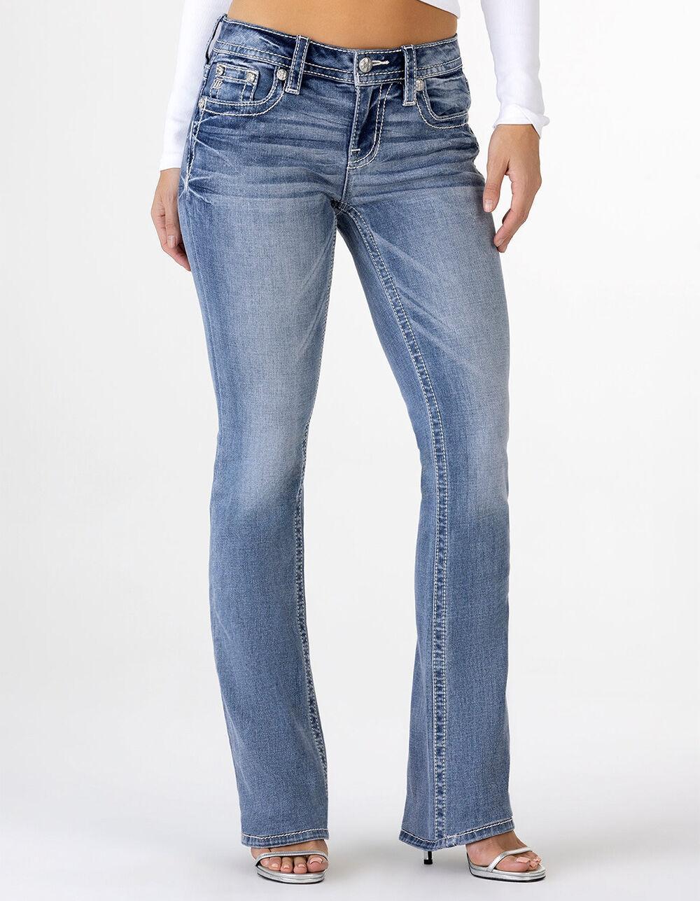 MISS ME Crissy Mae Womens Bootcut Jeans - MEDIUM WASH Product Image