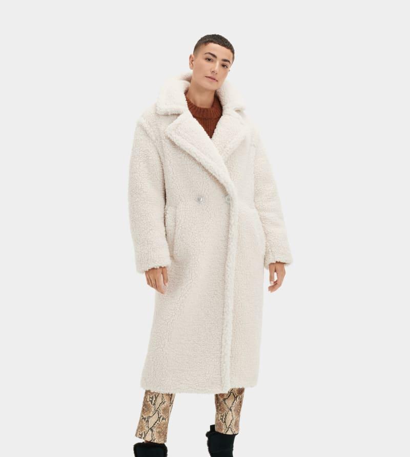 Womens Gertrude Long Teddy Coat Product Image
