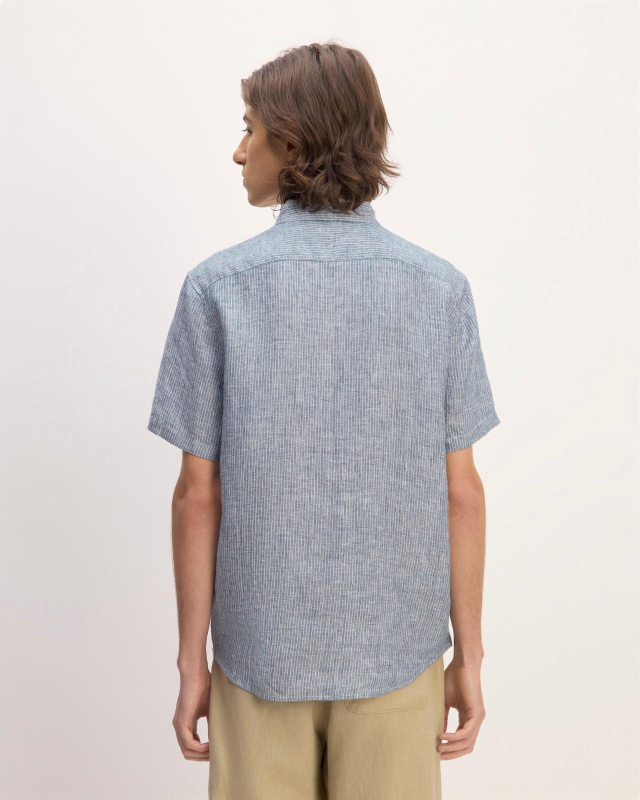 The Classic Short-Sleeve Shirt in Linen Product Image