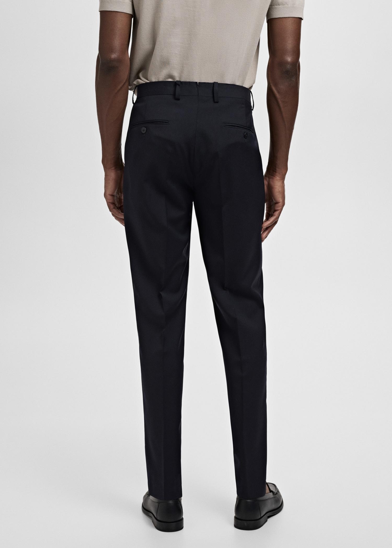Turin 100% virgin wool suit pants - Men | MANGO USA Product Image