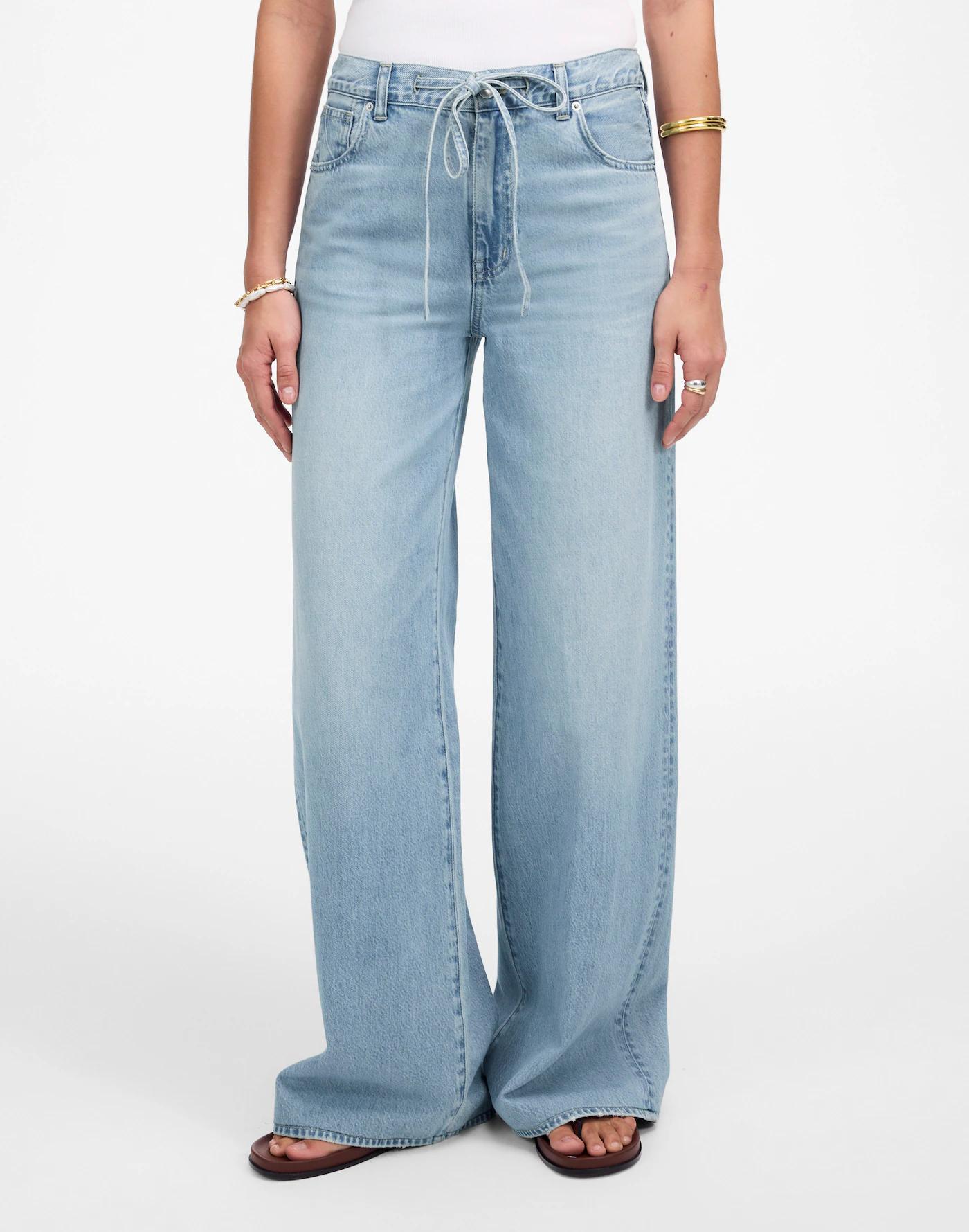Superwide-Leg Jeans in Ashbury Wash: Airy Denim Edition Product Image