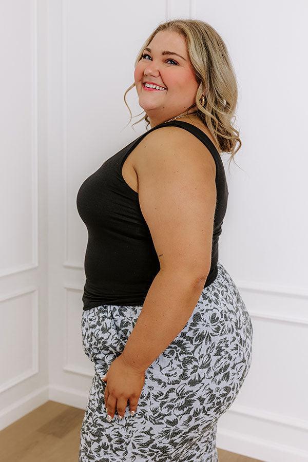 Simply Luxe Tank in Black Curves Product Image