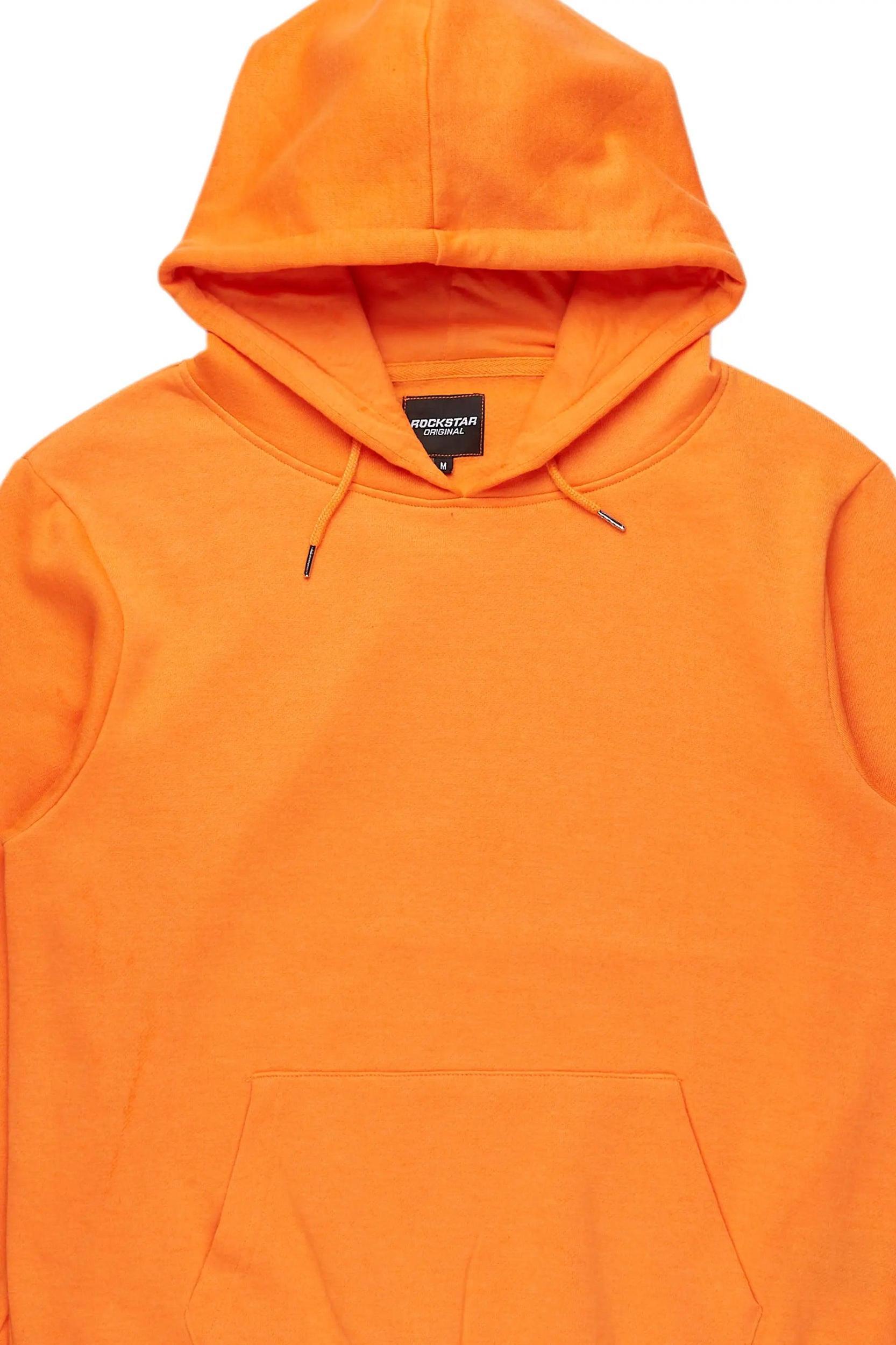 Basic Orange Rockstar Hoodie Male Product Image