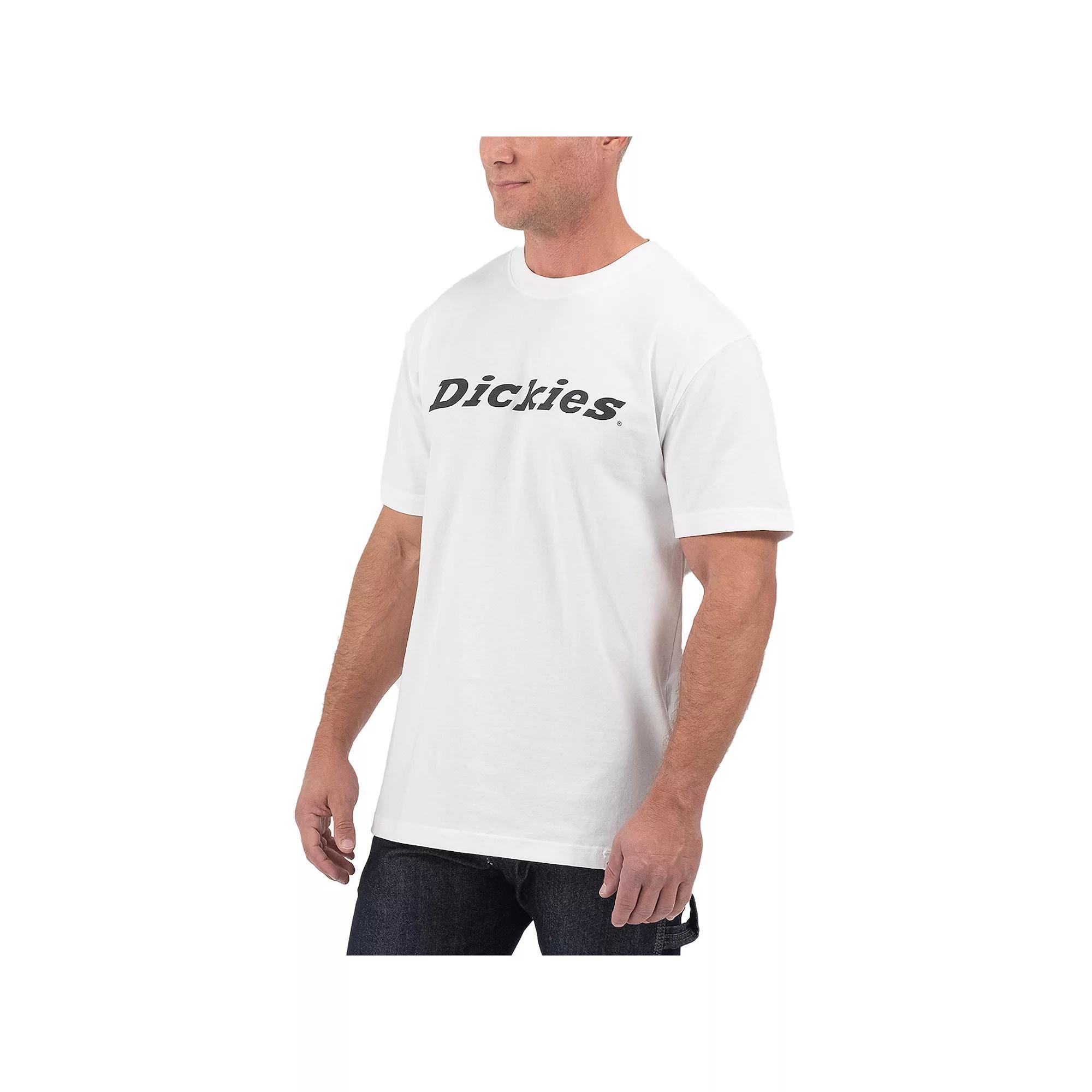 Big & Tall Dickies Wordmark Graphic Tee, Men's, Size: 3XB, White Product Image