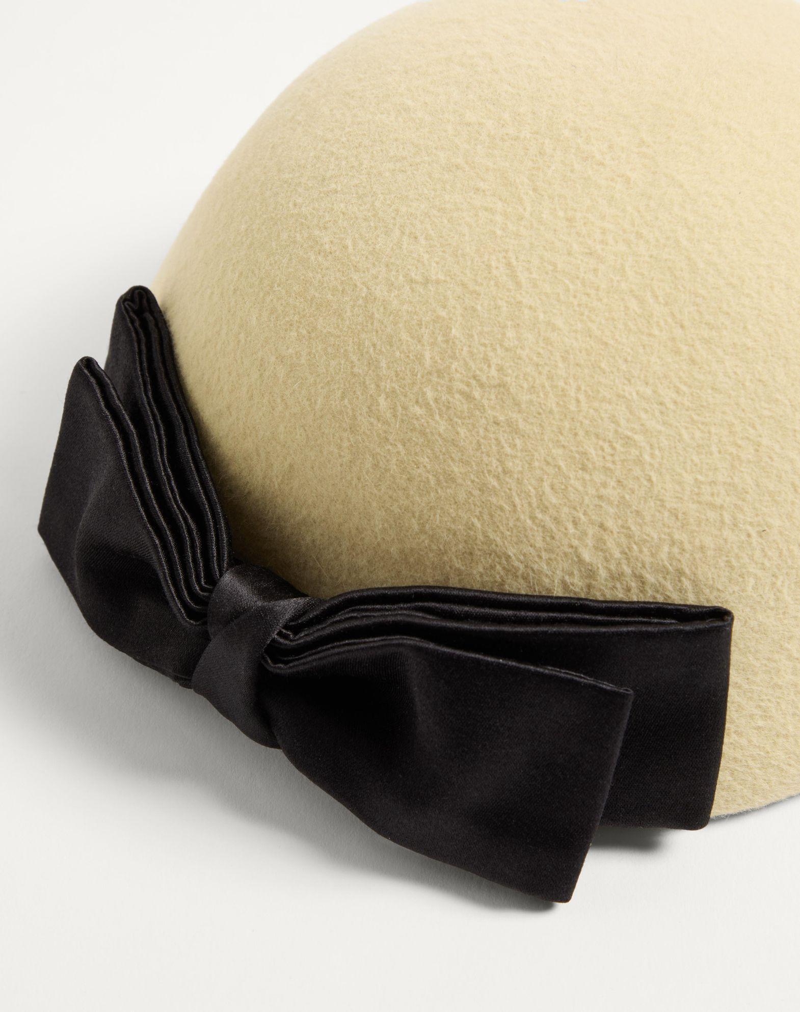 Vlogo Signature Hat In Lapin Fabric With Satin Bow Product Image