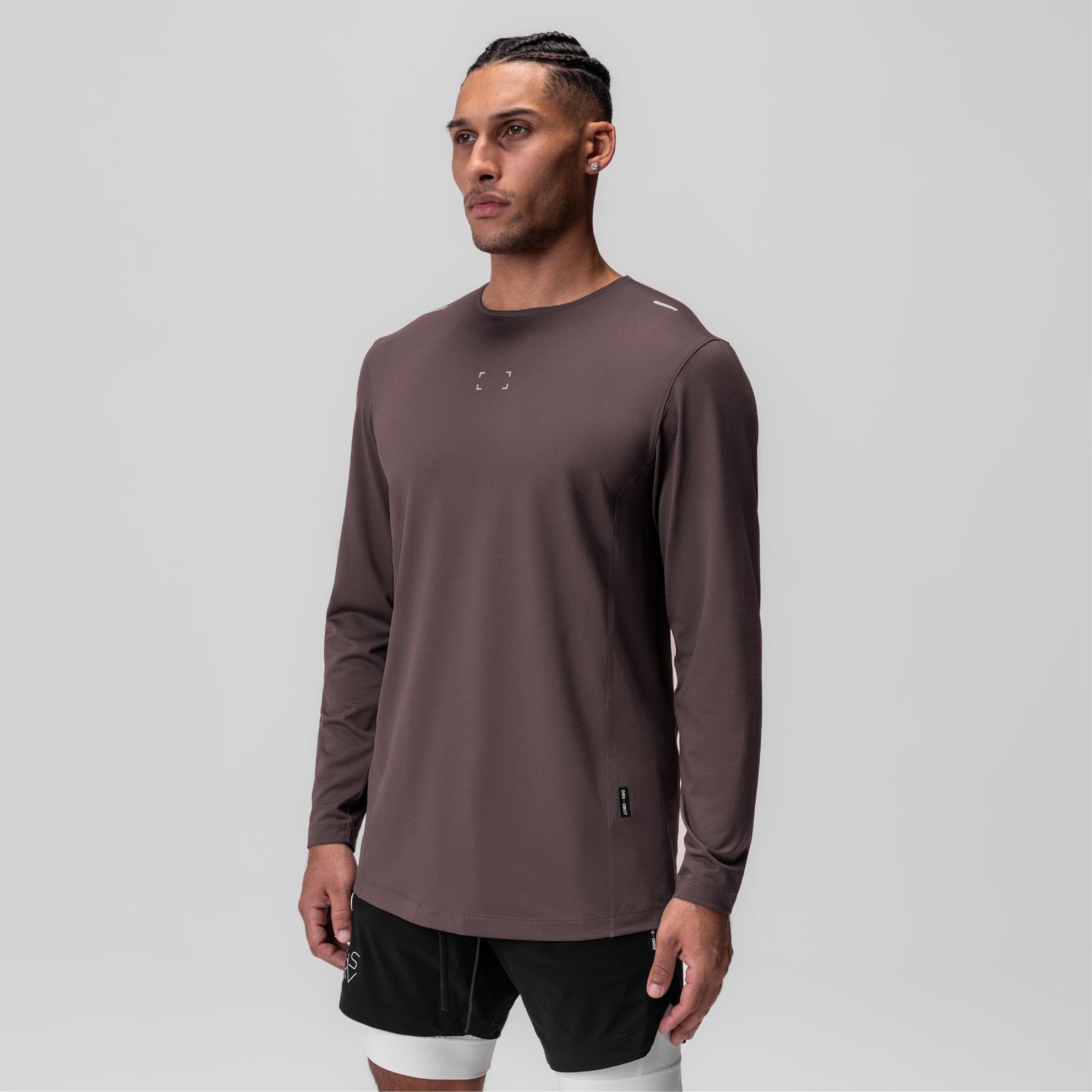 0907. AeroSilver® Training Long Sleeve - Nightshade "Space Bracket" Product Image