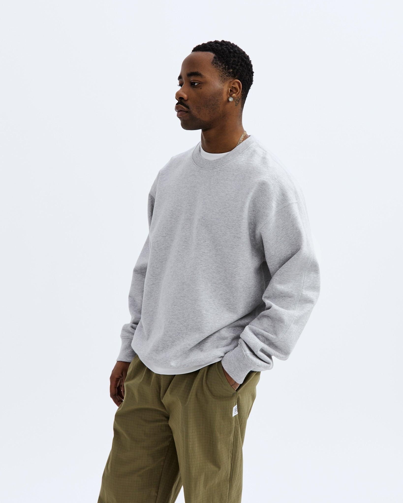 Midweight Terry Relaxed Crewneck - Vault Male Product Image