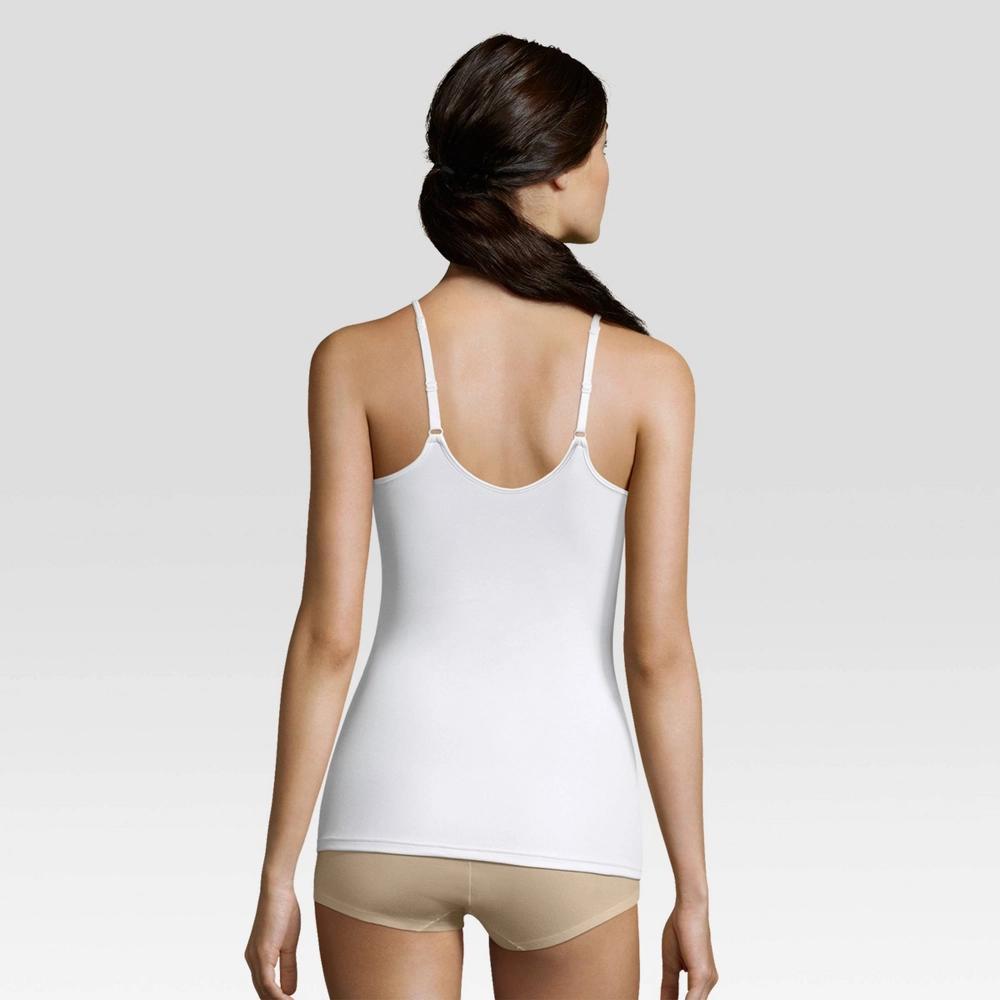 Maidenform Women's Shapewear Firm Shaping Wireless Cami with Foam Cups 509 - White M: Medium Control, Tummy & Back Slimming, Molded Cup Product Image