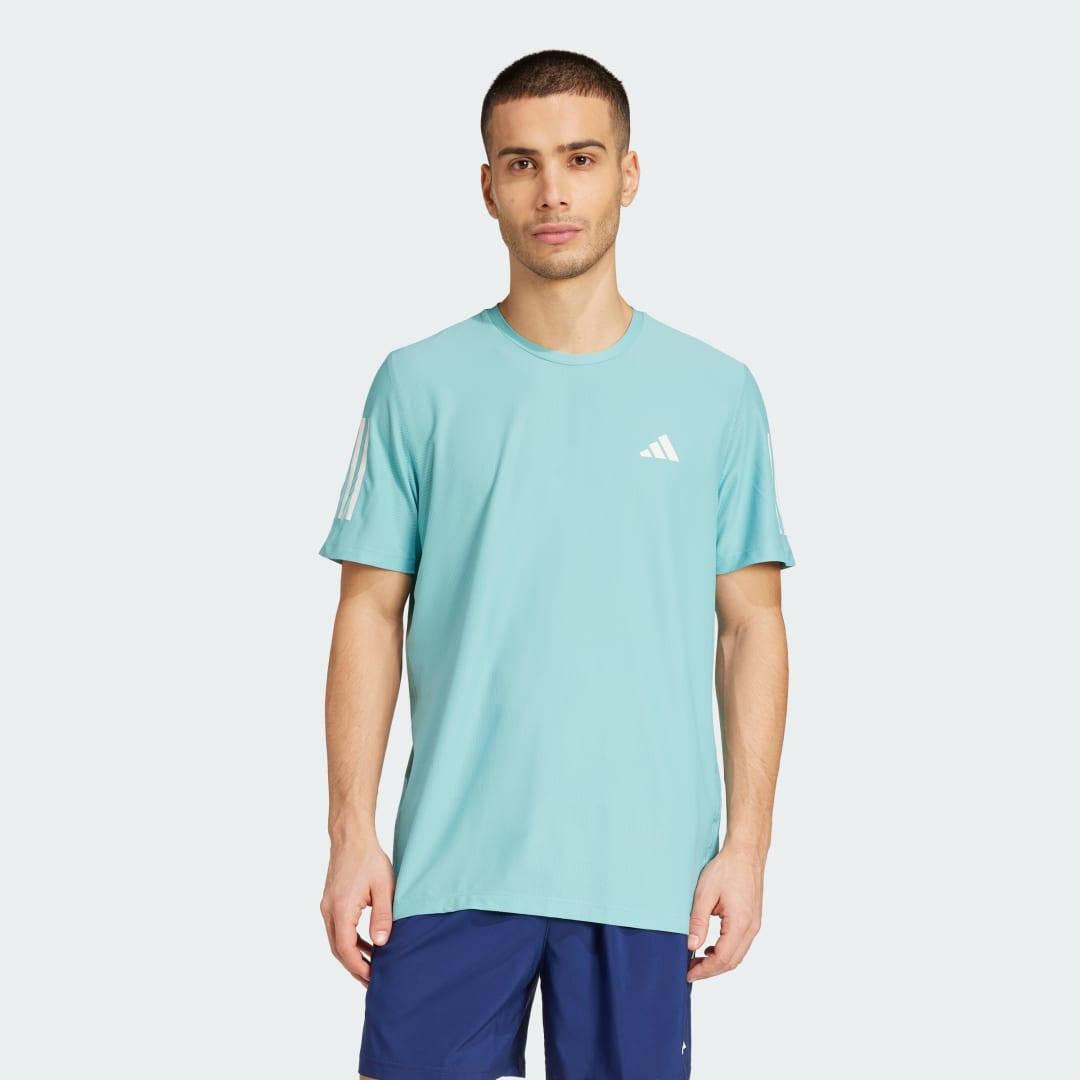 adidas Own the Run Tee White 2XL Mens Product Image
