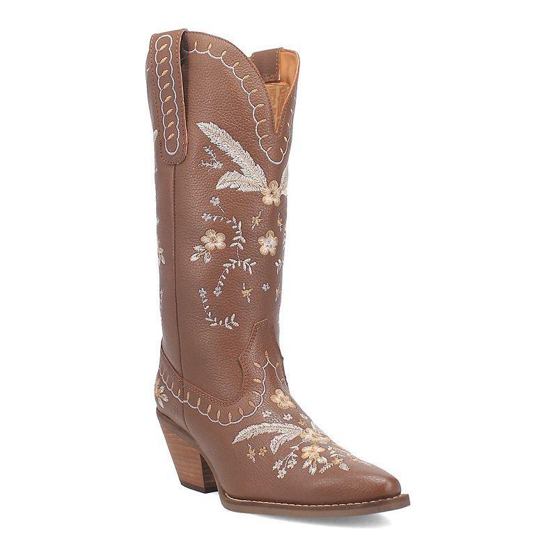 Dingo Full Bloom Women's Leather Western Boots, Size: 11, Black Product Image