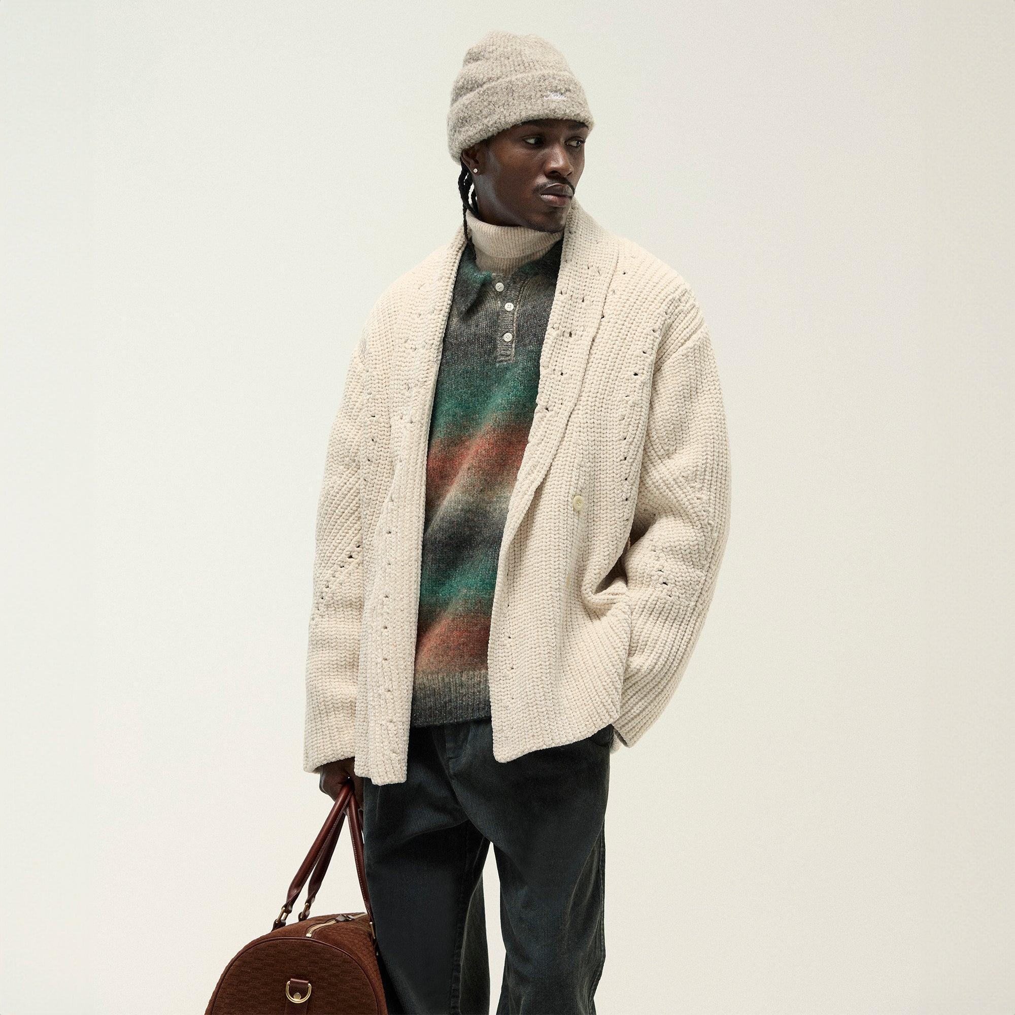 Kith Chenille Becker Cardigan - Sandrift Male Product Image