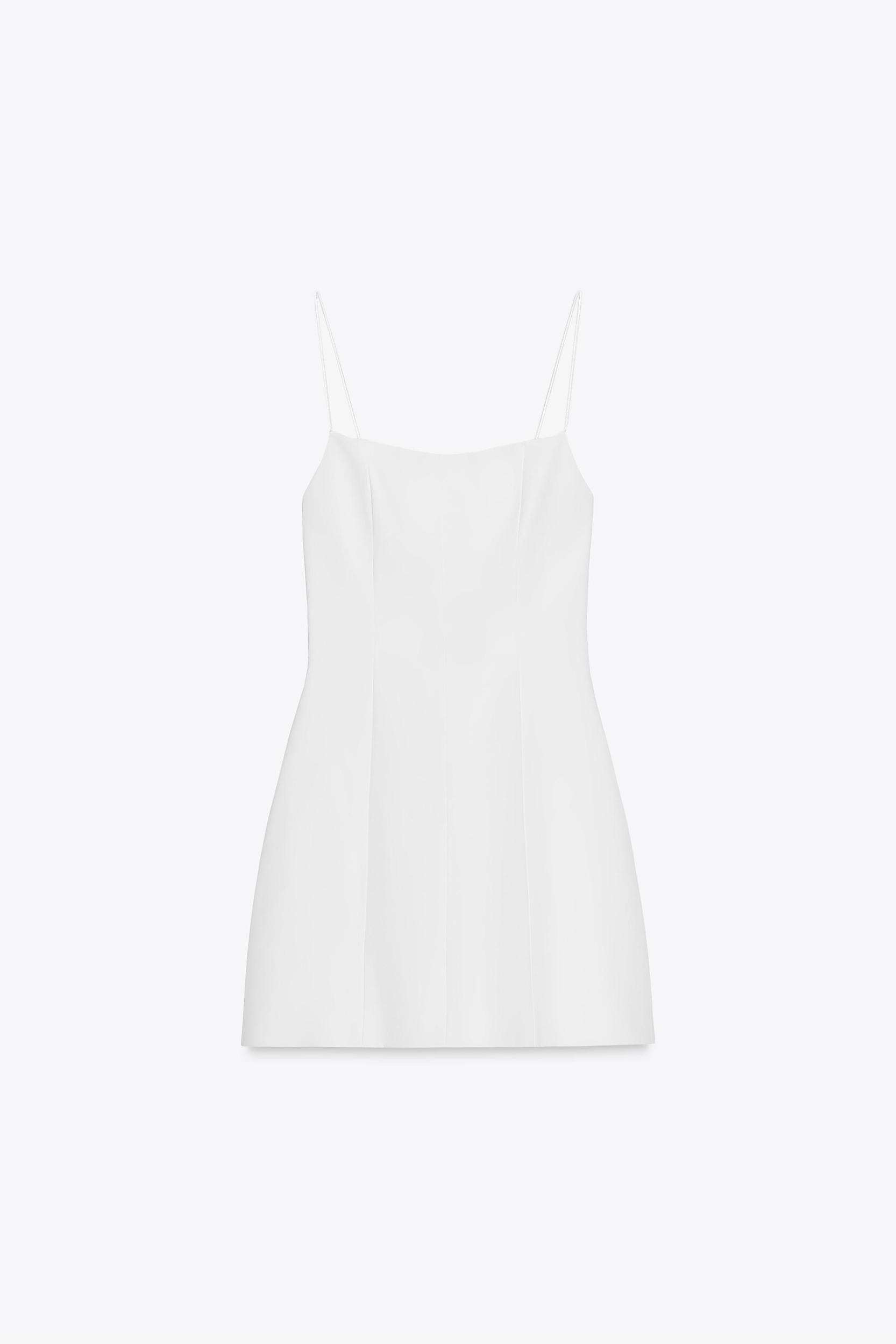 STRETCH SHORT BOW DRESS Product Image