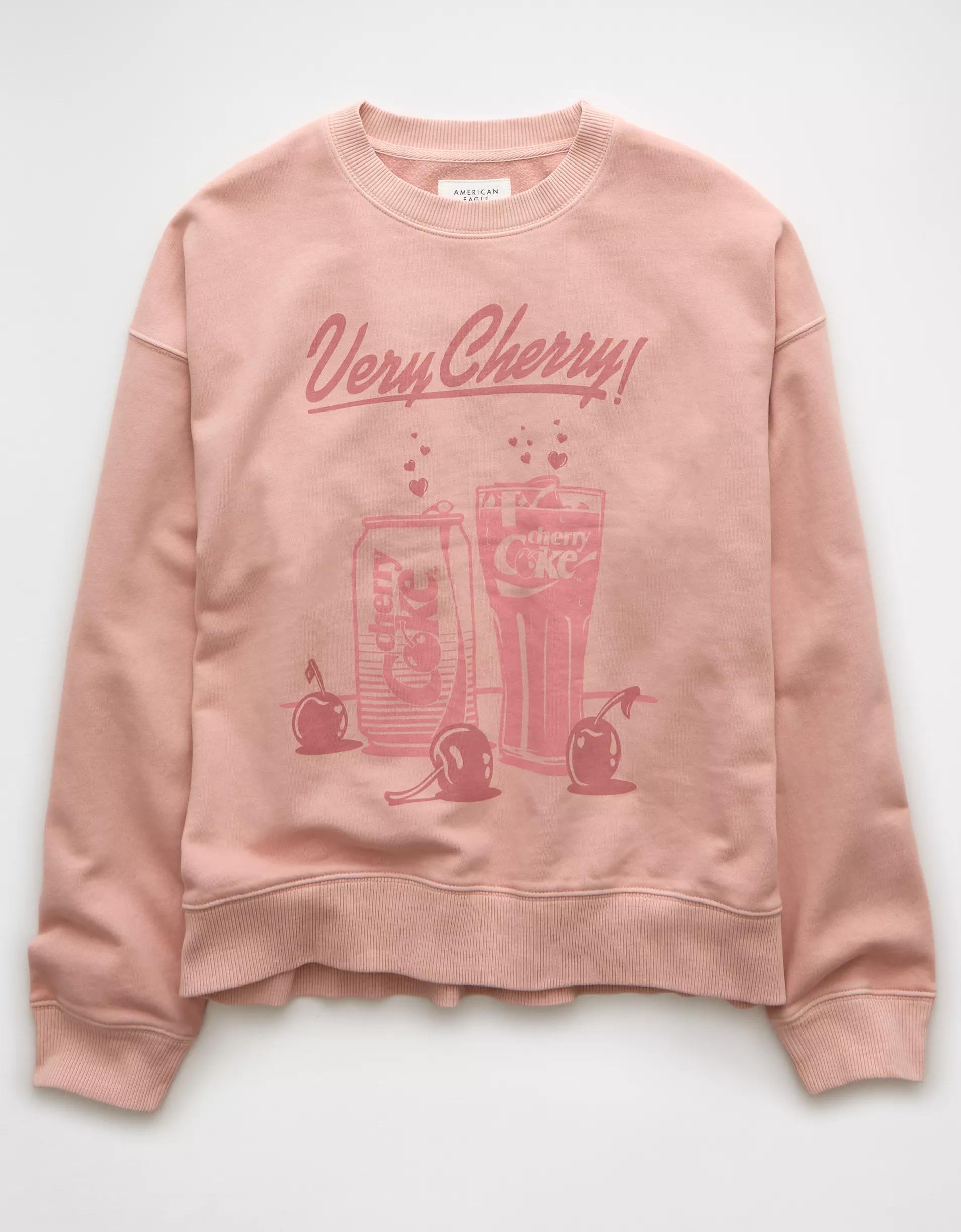 AE Valentine's Day Graphic Relaxed Crew Neck Sweatshirt Product Image