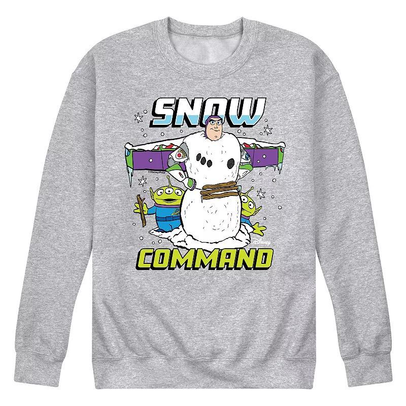 Disney / Pixars Toy Story Mens Snowman Fleece Sweatshirt Product Image
