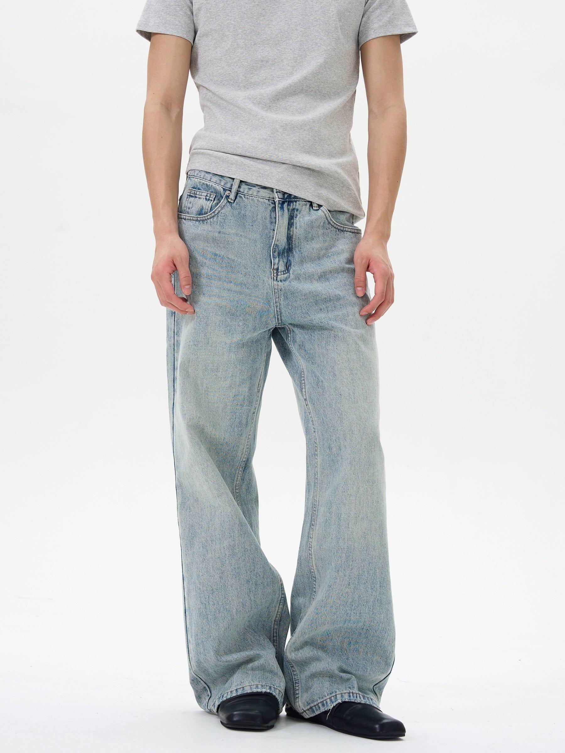 RT No. 12297 BLUE DENIM STRAIGHT JEANS Product Image